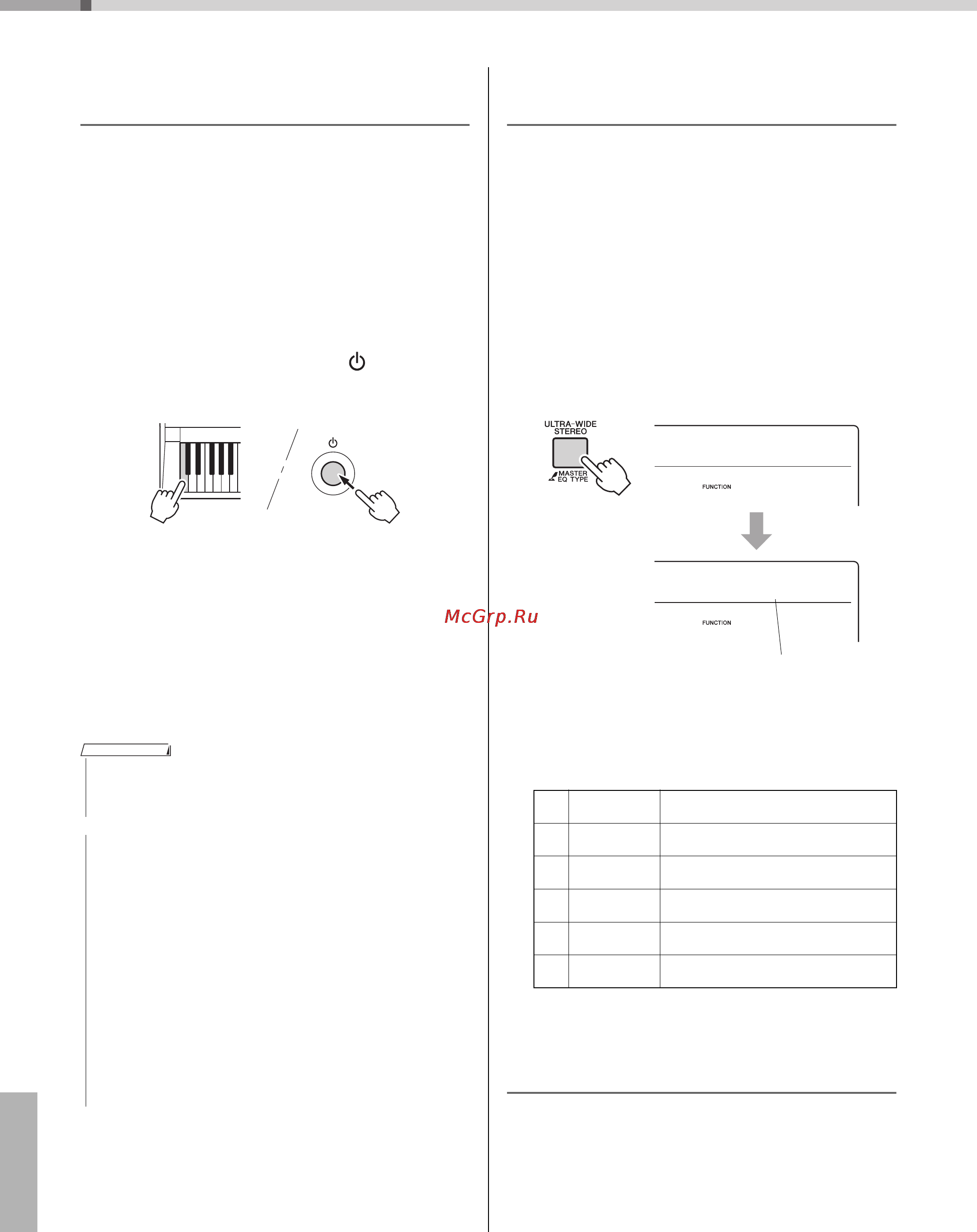 Yamaha PSR-E343 [10/66] Функция автоматического отключения питания