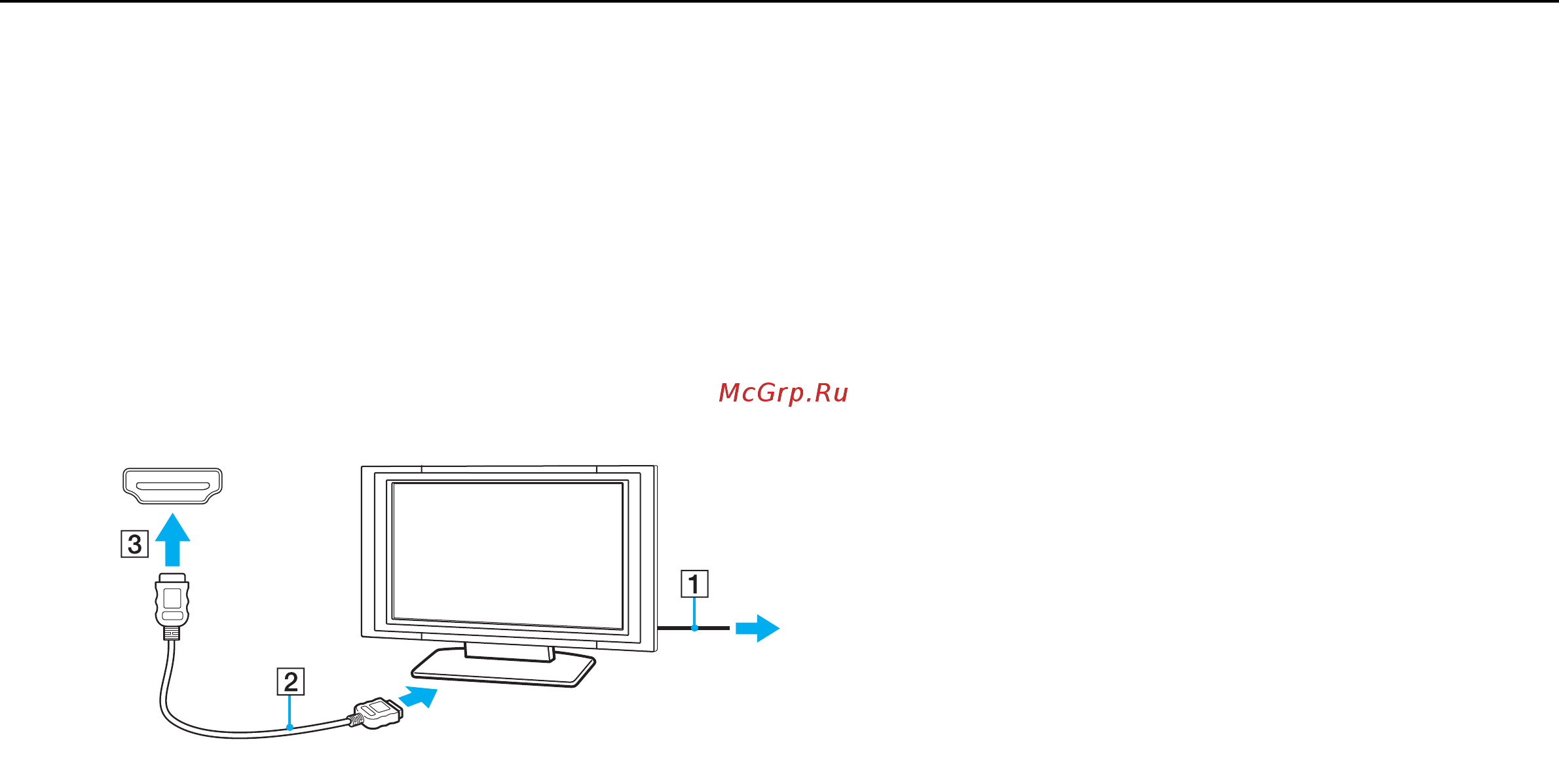 Sony VPC-Y21M1R-DRXS77U P [78/165] Подсоединение телевизора с входным разъемом hdmi