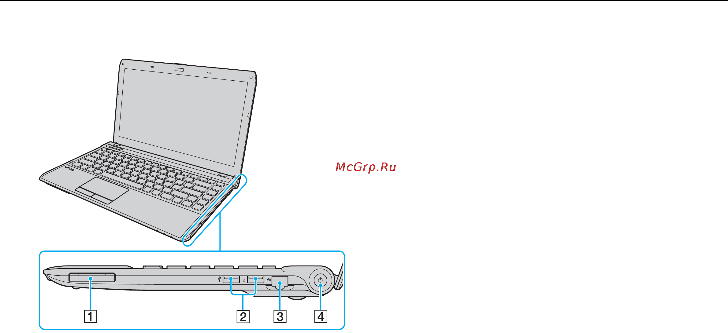 Sony VAIO VPCY11M1R [14/163] Вид справа
