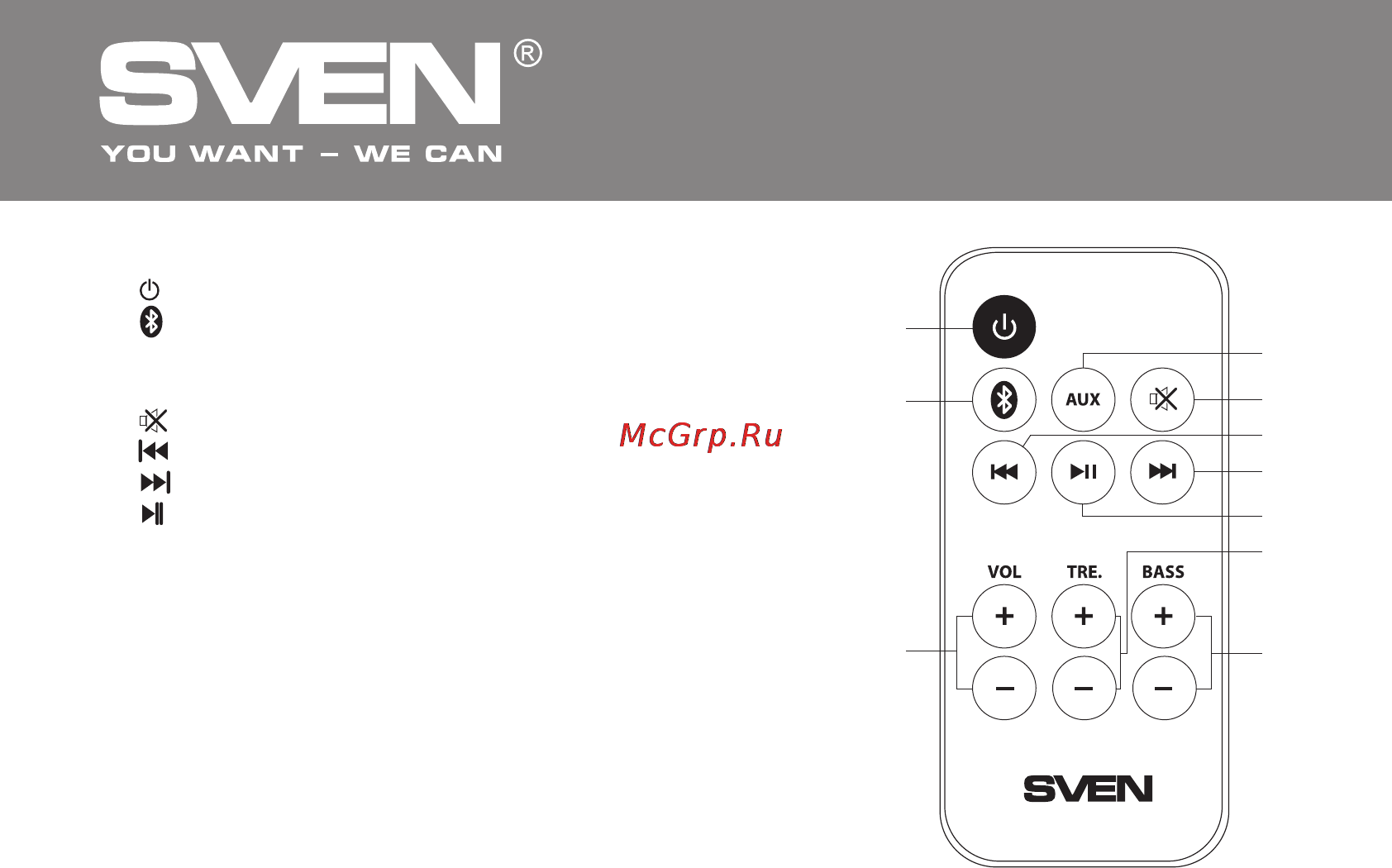 Sven MS-350BL [13/25] Мультимедійна акустична система 2 з bluetooth