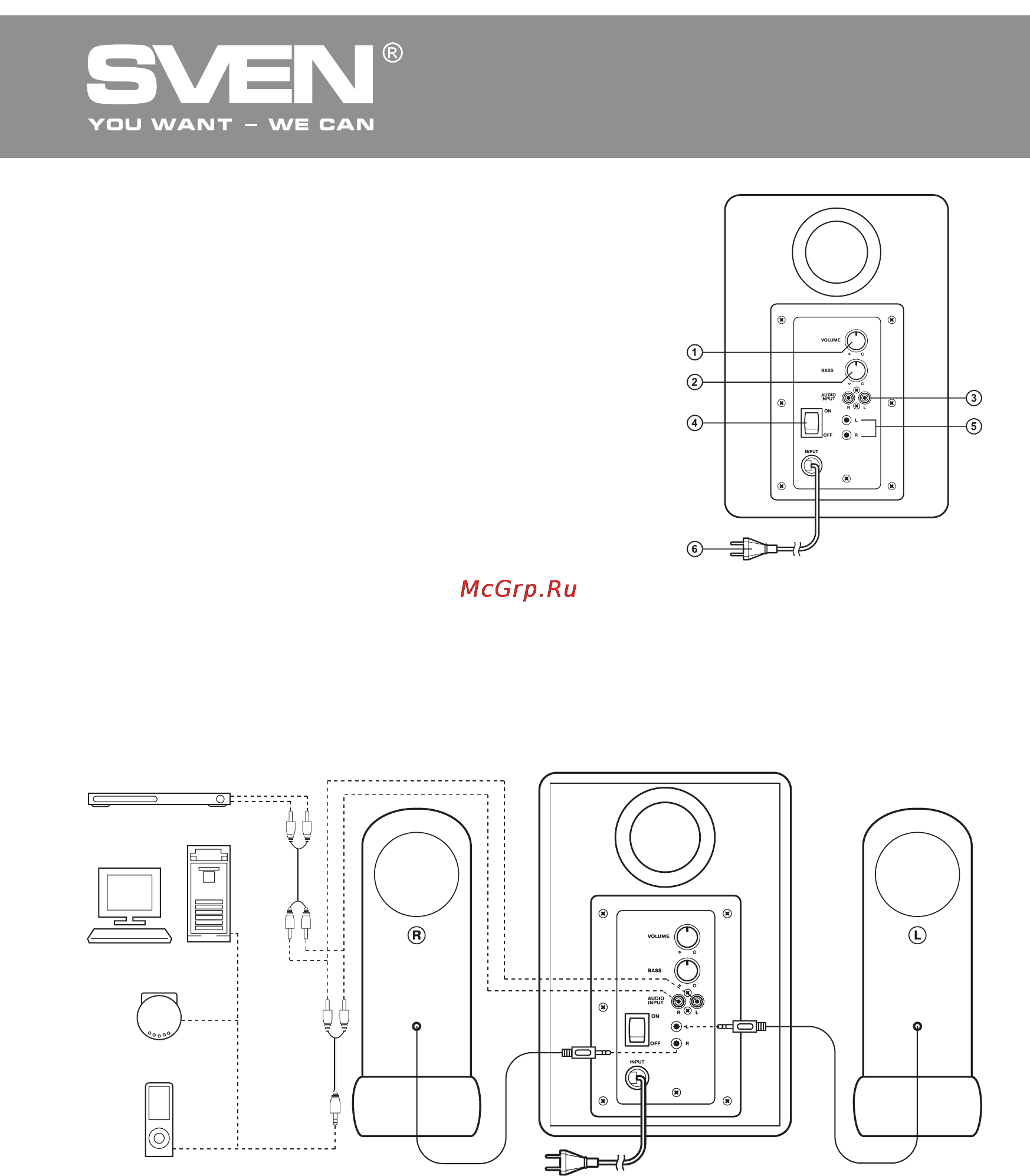 Sven MS-908 [10/20] Мультимедійна акустична система 2