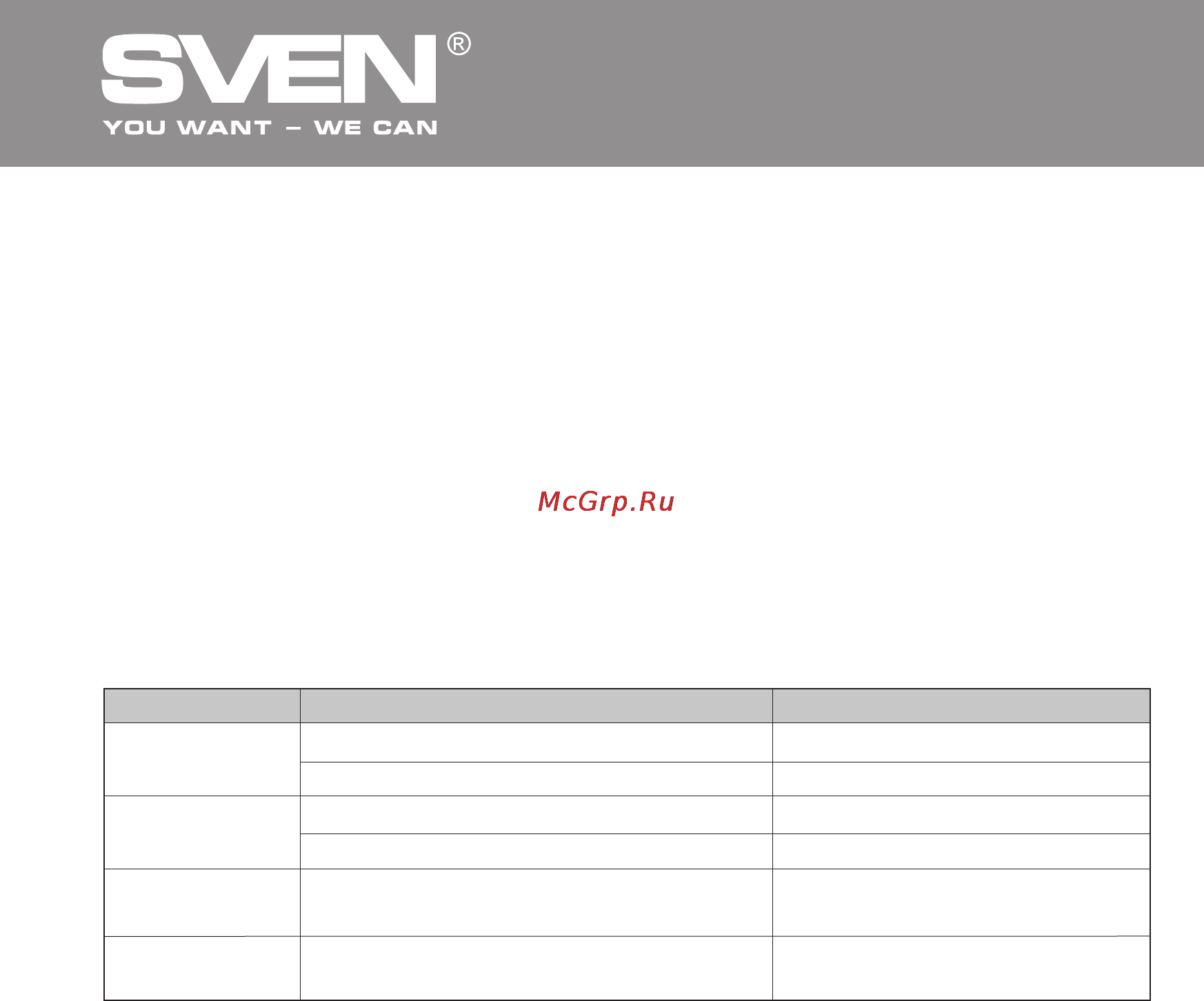 Sven MS-908 [18/20] Multimedia speaker system