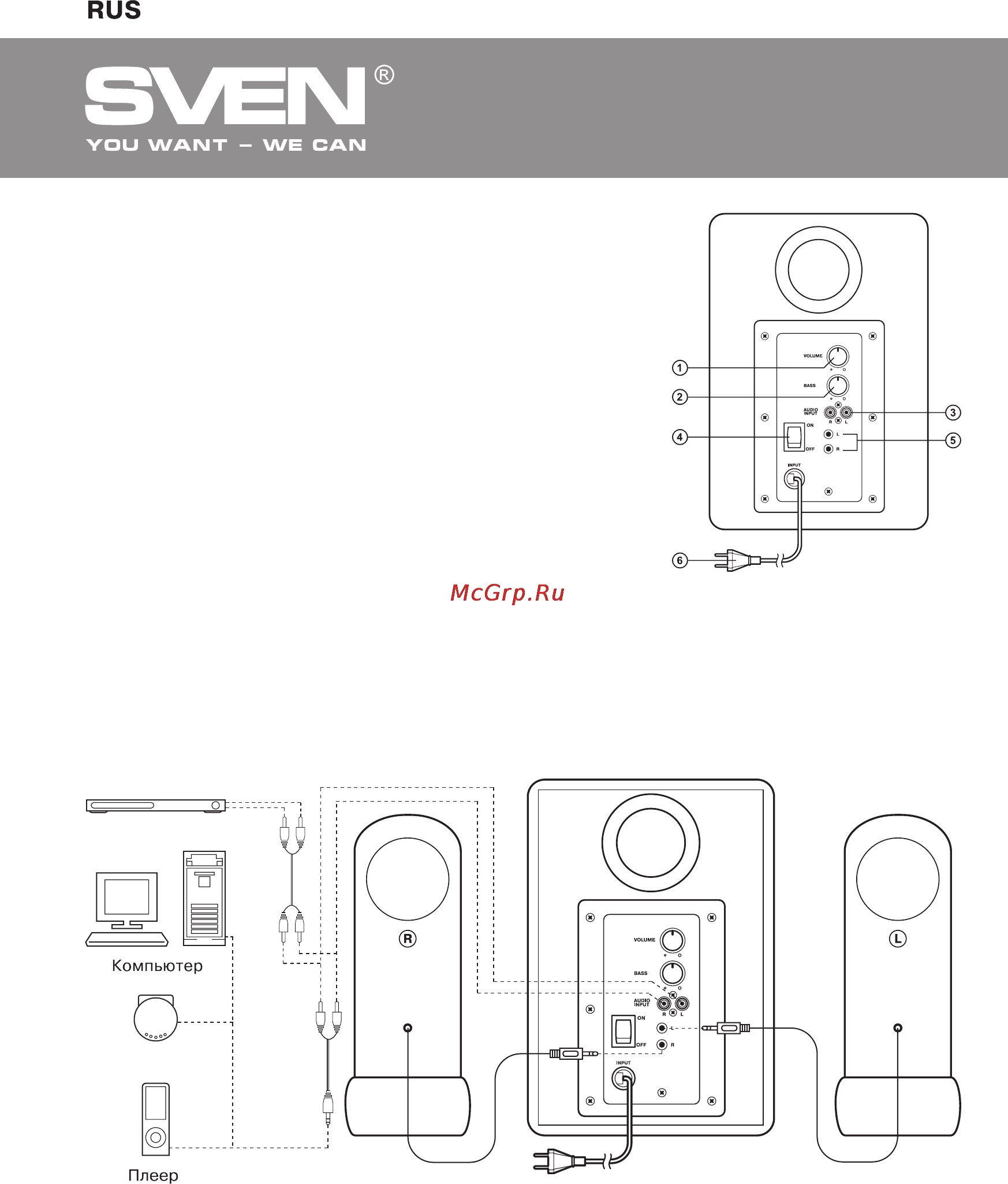 Sven MS-908 [4/20] Мультимедийная акустическая система 2