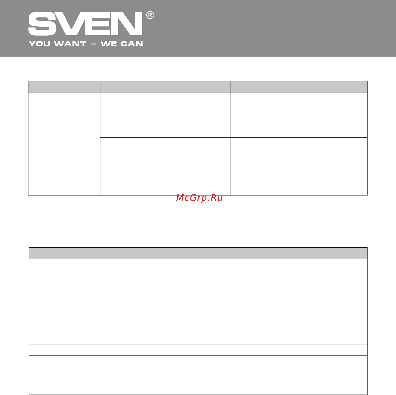 Sven MS-1820 2.1 FM [25/26] Multimedia speaker system