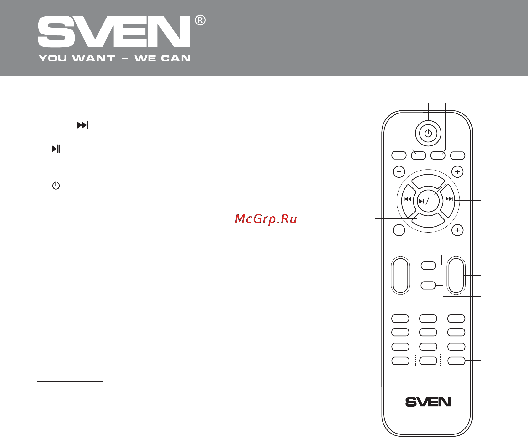Sven MS-2100 [23/28] Multimedia speaker system