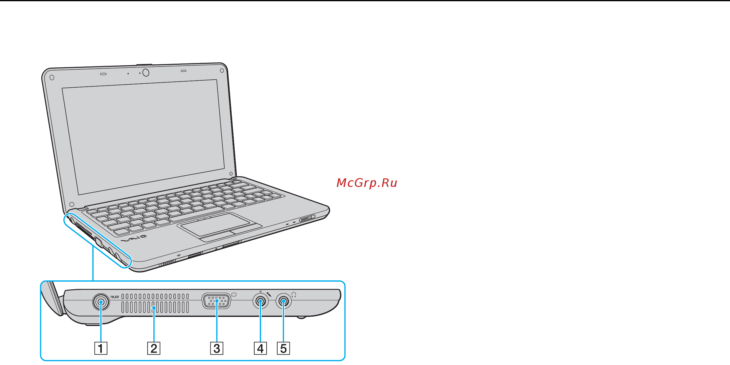 Sony VAIO VPCW21Z1R [14/143] Вид слева