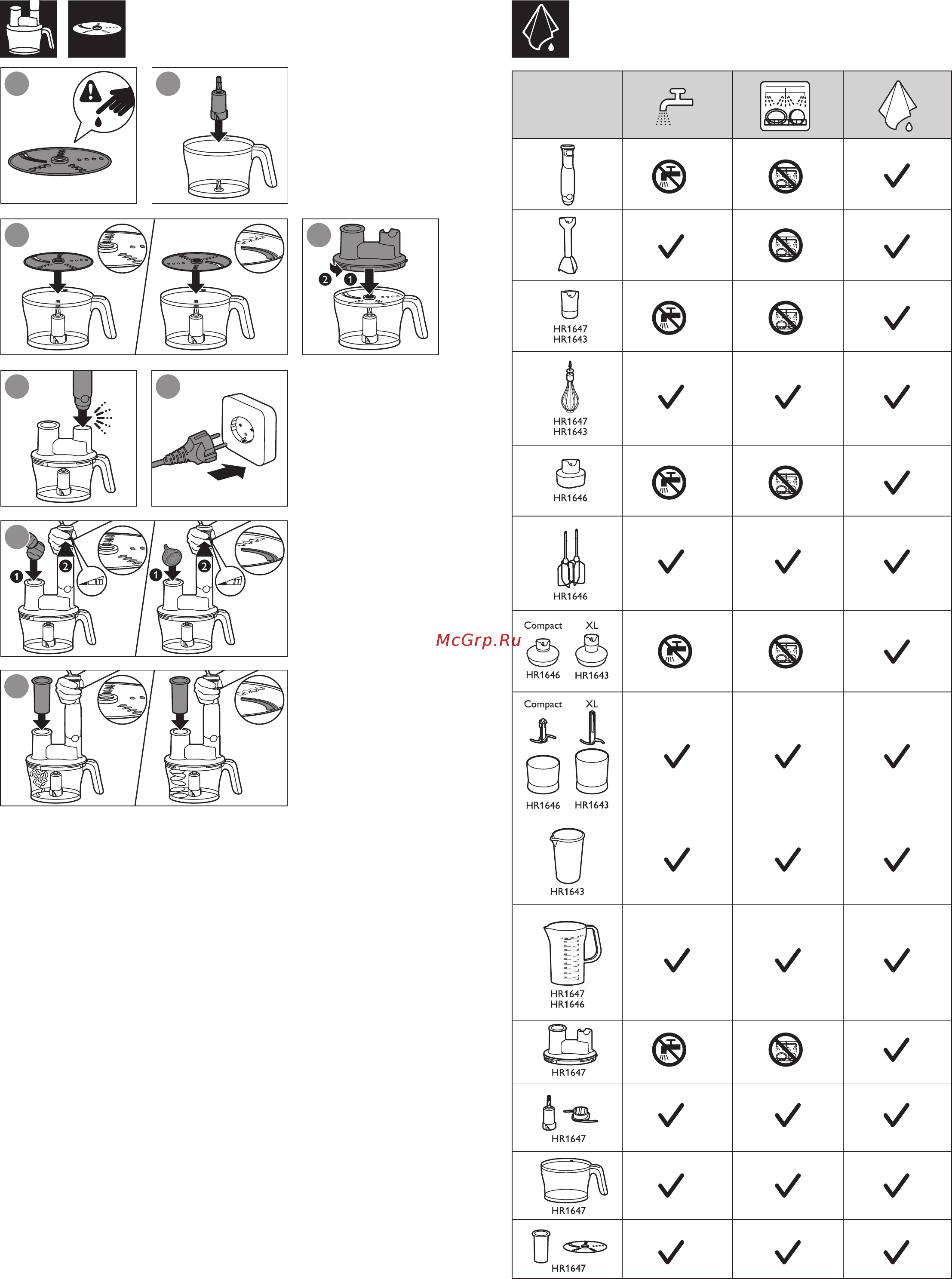 Philips Avance Collection HR1643/00 Инструкция по эксплуатации онлайн [8/9] 785528