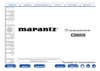 Marantz CD 6005 Silver/Gold Инструкция по эксплуатации