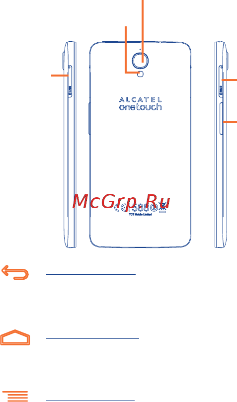 Alcatel OneTouch IDOL X+ 6043D White Инструкция по эксплуатации онлайн [4/40] 239446