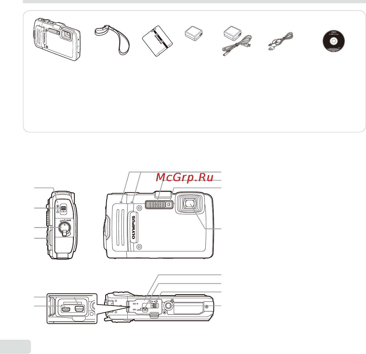 Olympus TG 835 Black [2/97] Проверка содержимого коробки