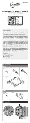 Arctic Freezer 7 PRO Rev.2 Инструкция по эксплуатации