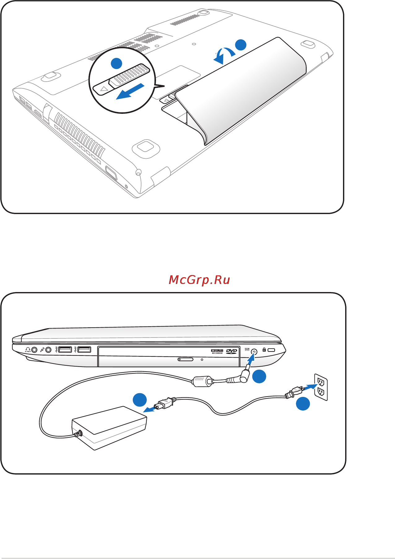 Asus N56JK-CN043H [11/118] Подготовка ноутбука