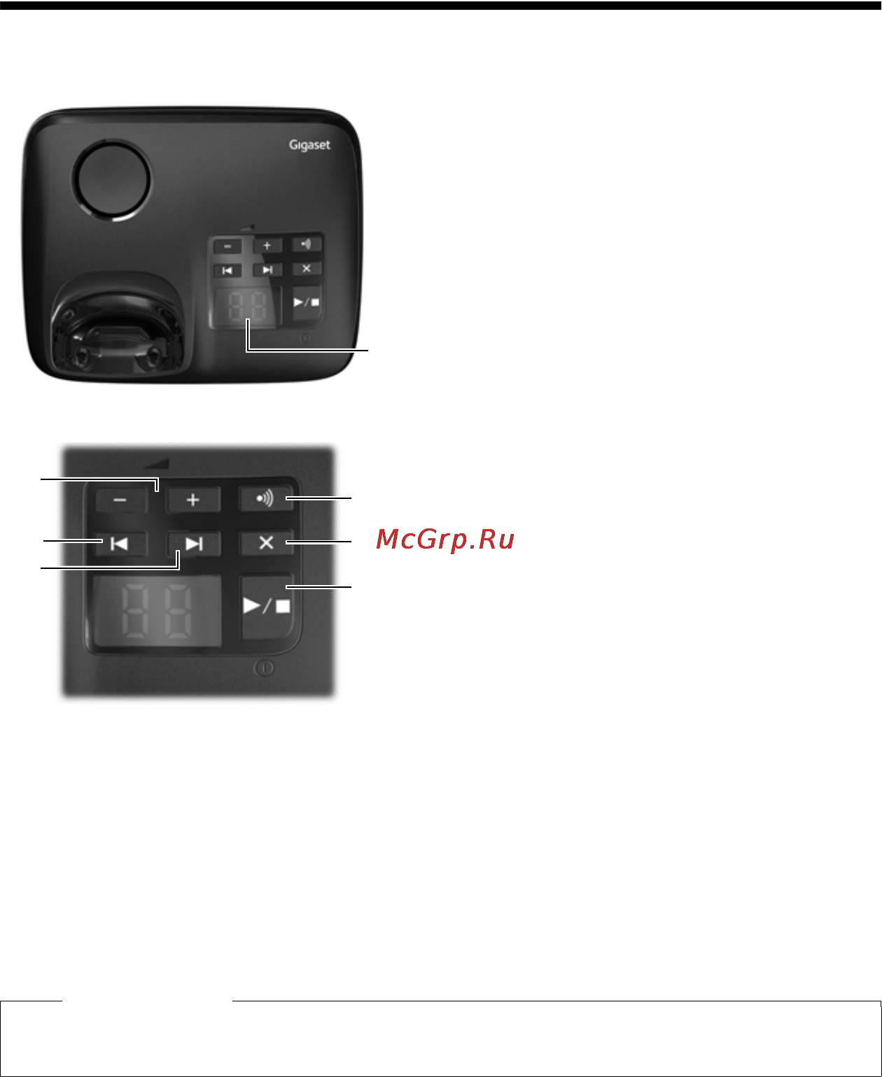 Gigaset C530 DUO [4/43] Базовый блок gigaset c430a c530a
