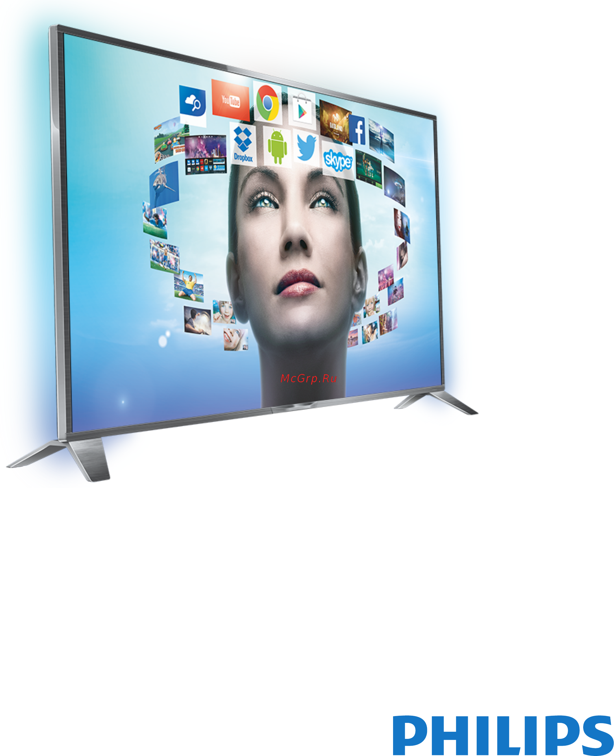 Philips 55PUS8809/60 Инструкция по эксплуатации онлайн
