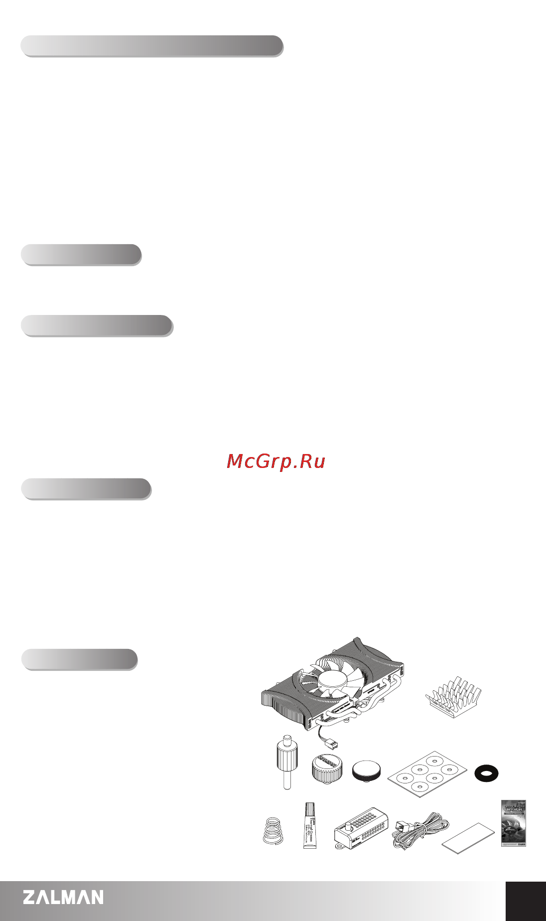Zalman Z-Machine GV1000 [2/7] Cautions on use and installation