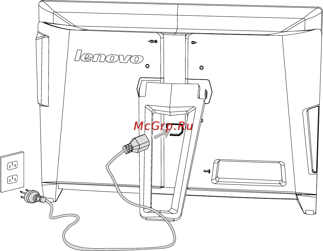 Lenovo IdeaCentre B550 /57326702/ [12/63] Подключение компьютера