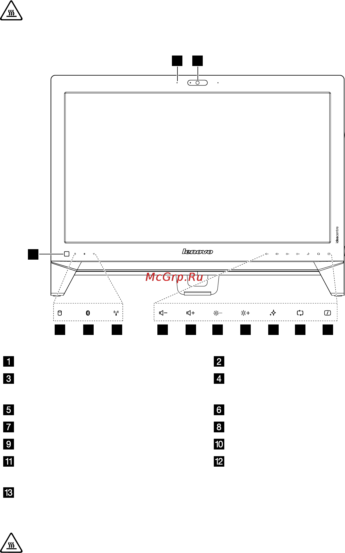 Lenovo IdeaCentre B550 /57326702/ [7/63] Вид компьютера спереди