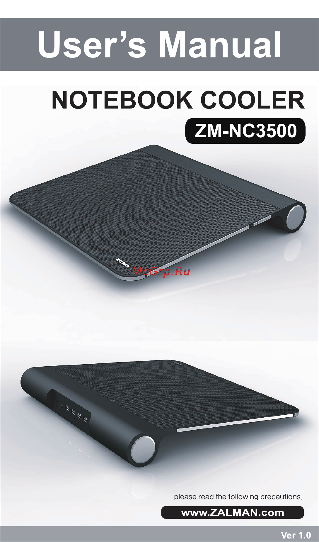 Zalman ZM-NC3500 Инструкция по эксплуатации онлайн