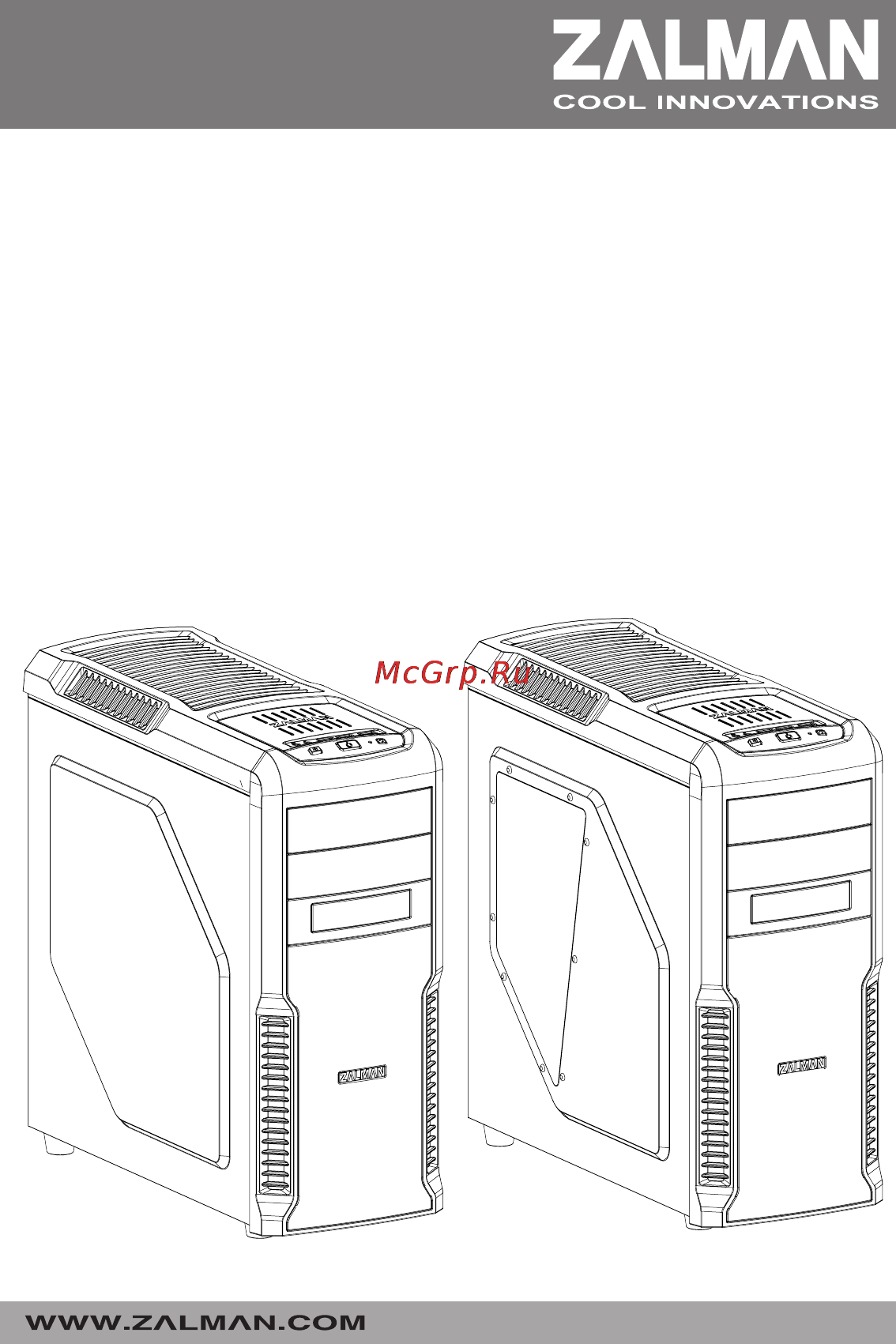 Zalman Z3 PLUS Инструкция по эксплуатации онлайн