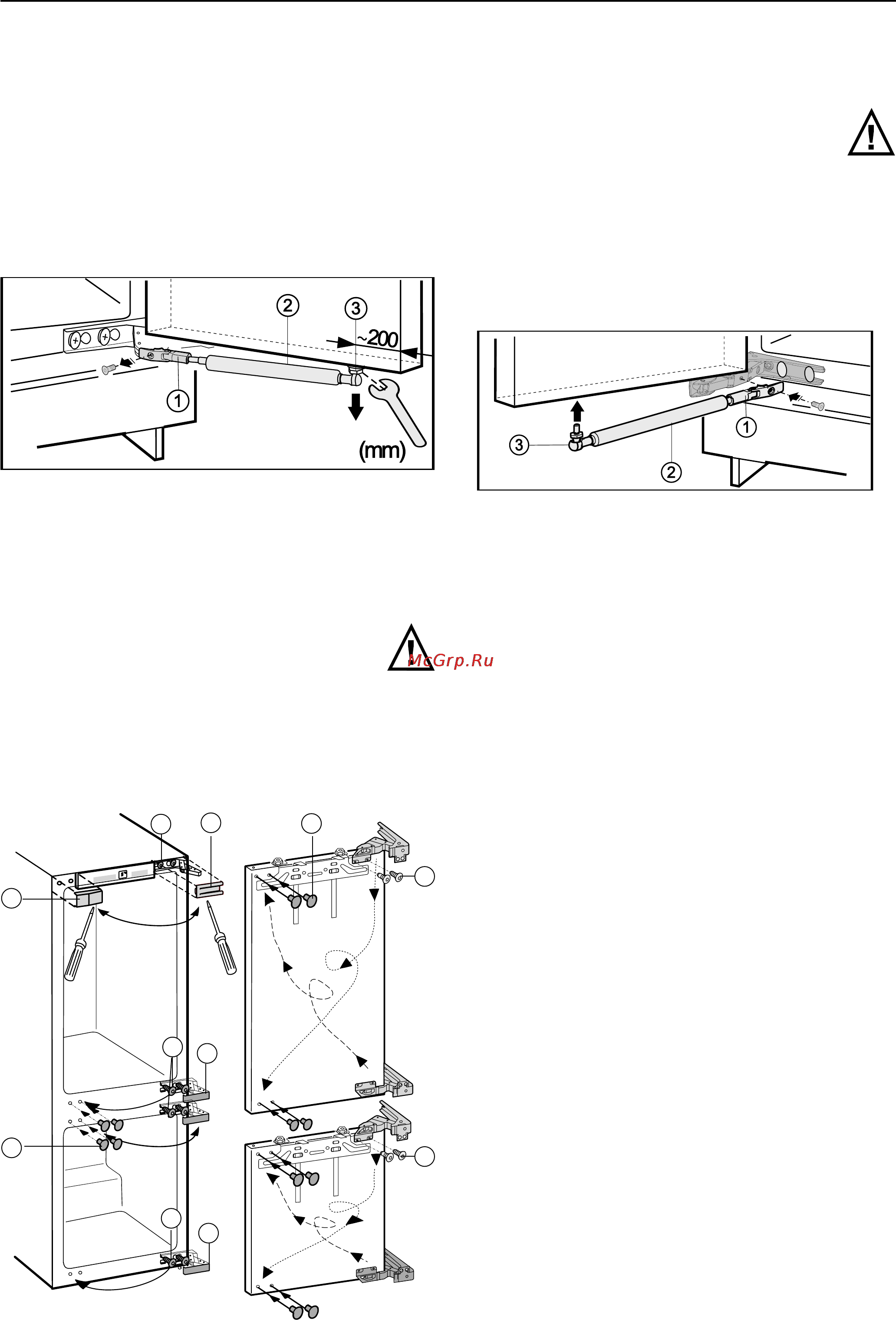 Liebherr ICBN 3056+ICN 3066 [10/30] Изменение направления открывания дверей