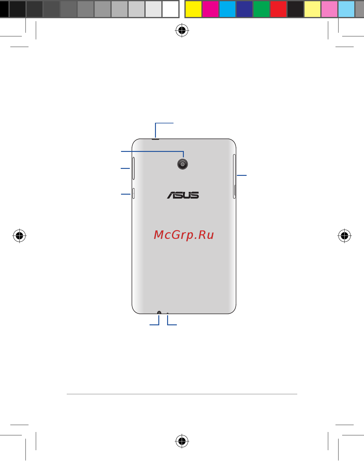Asus Fonepad FE375CXG 7" 8Gb 3G White [5/22] Вид сзади