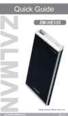 Zalman ZM-HE135 Инструкция по эксплуатации