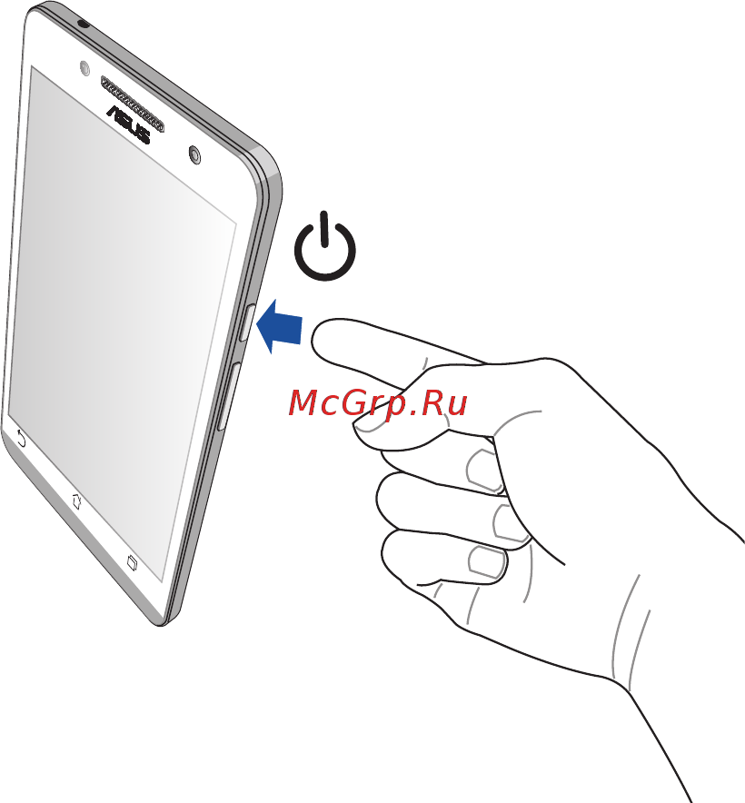 Asus Zenfone 5 A501CG-2A226RUS Black [27/170] Включение и отключение устройства