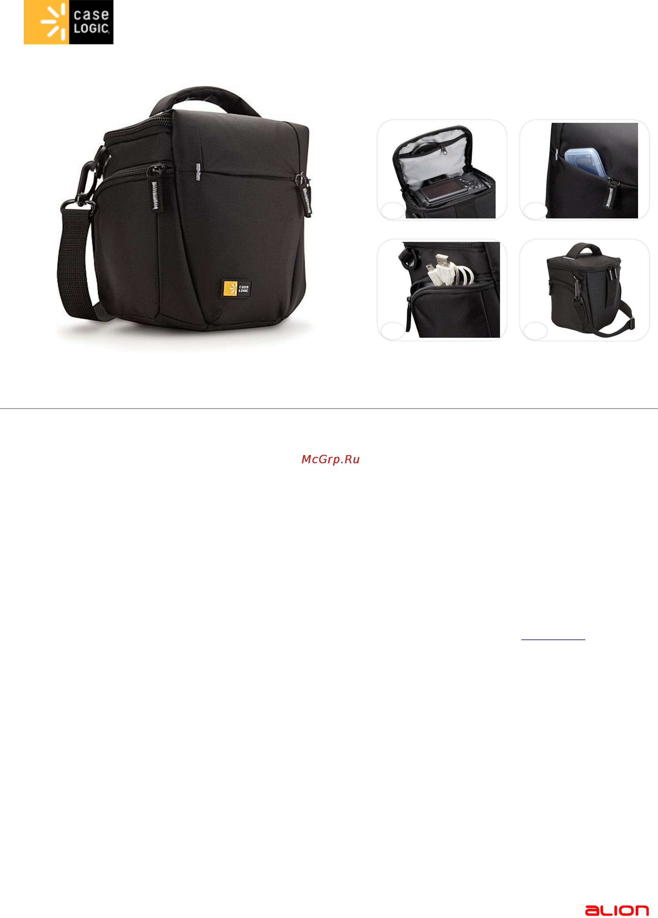 Case Logic TBC406 Black Инструкция по эксплуатации онлайн