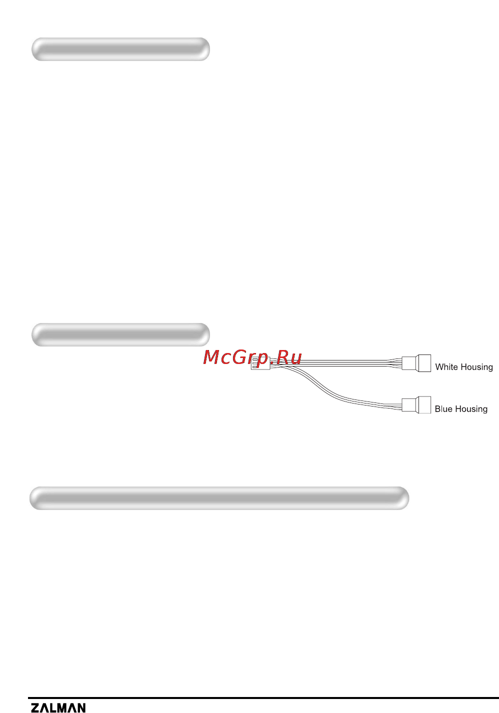 Zalman ZM-MFC2 [8/9] Y cable guidelines