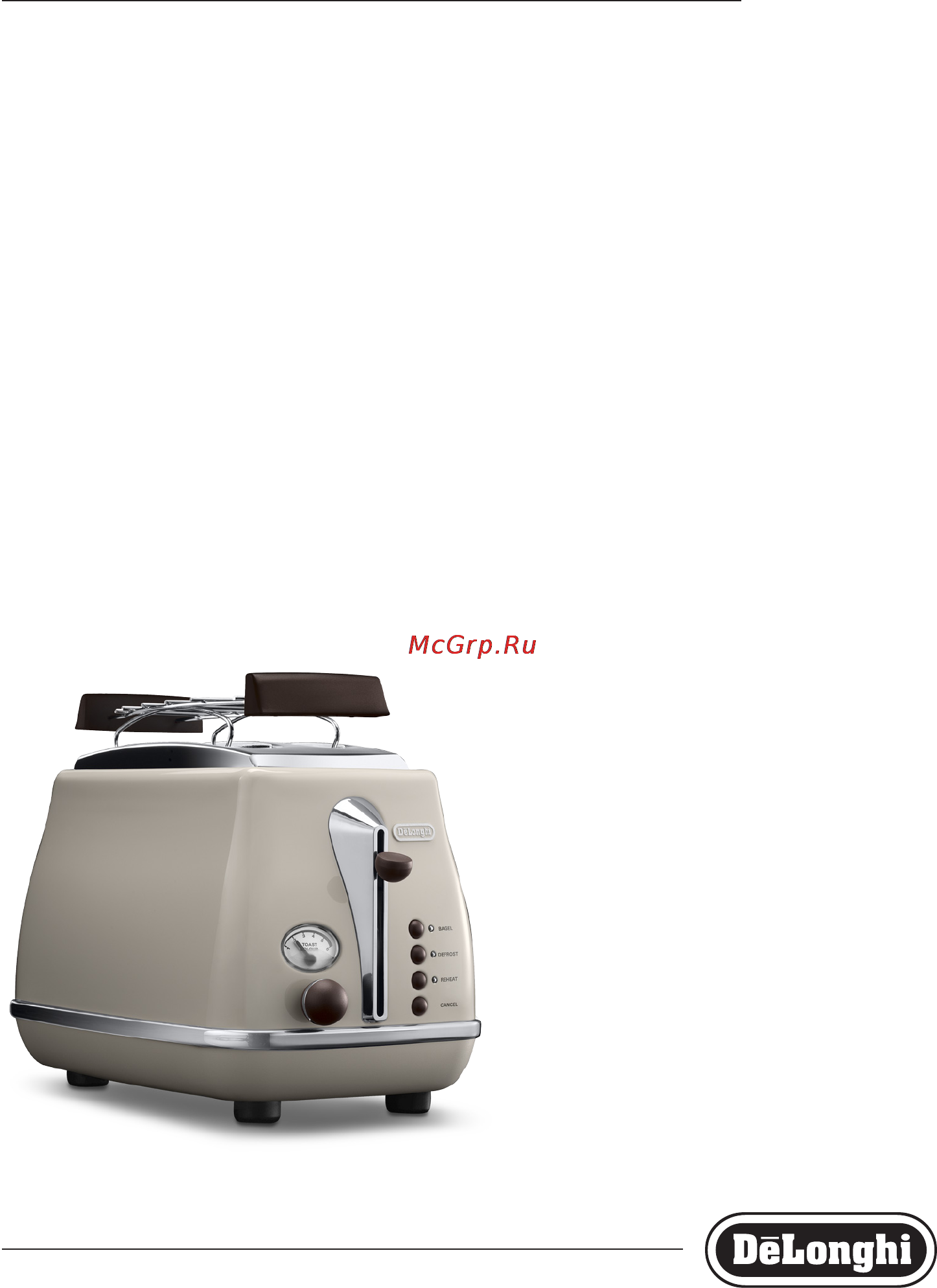 Delonghi CTOV 2103.BK Инструкция по эксплуатации онлайн