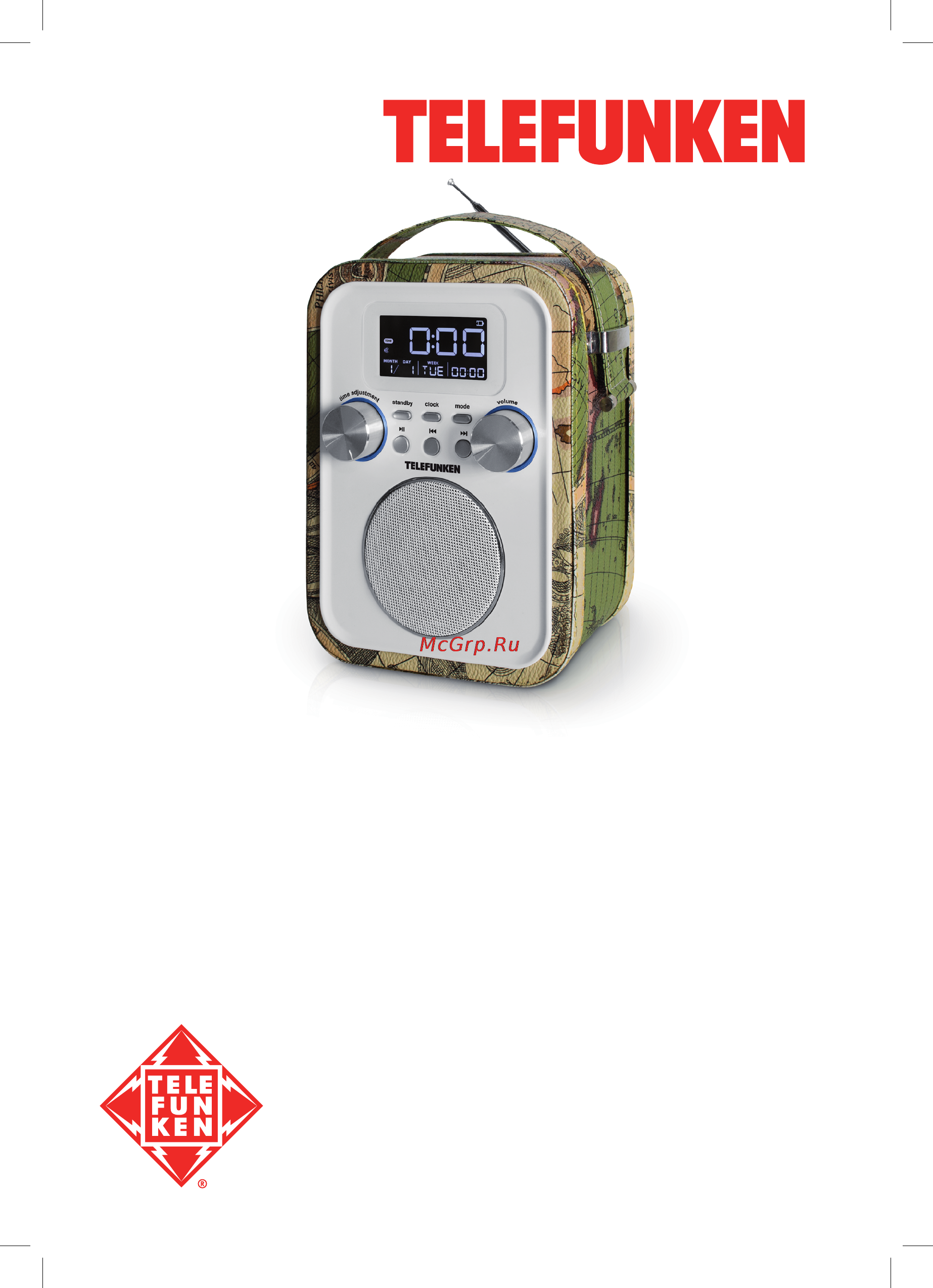 Telefunken TF-1635U White Инструкция по эксплуатации онлайн