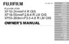 Fujifilm XF 10-24mm f/4 R OIS Инструкция по эксплуатации