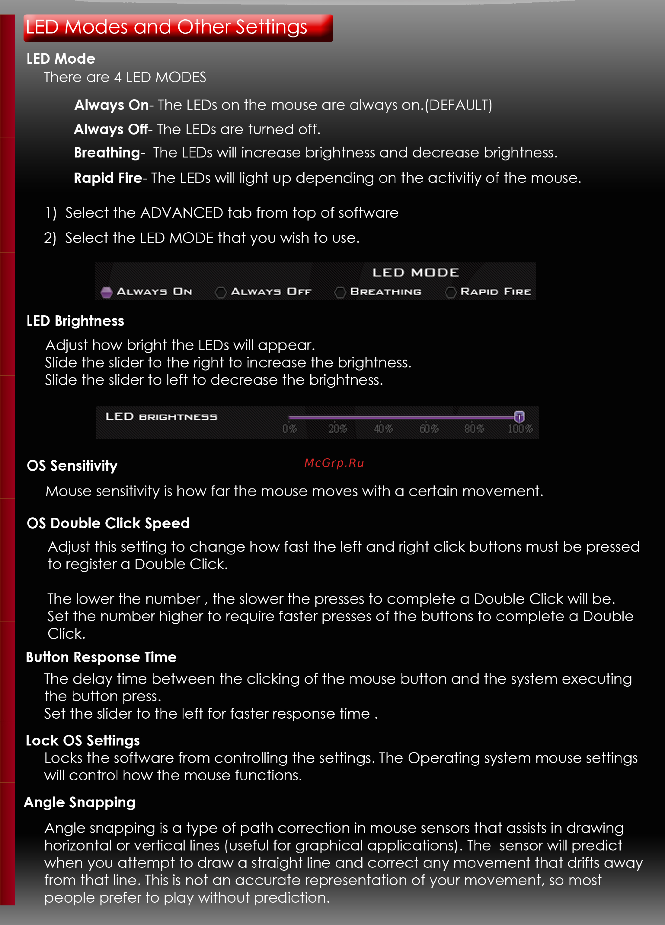 Cooler Master Mizar [4/10] Ted modes and other settings