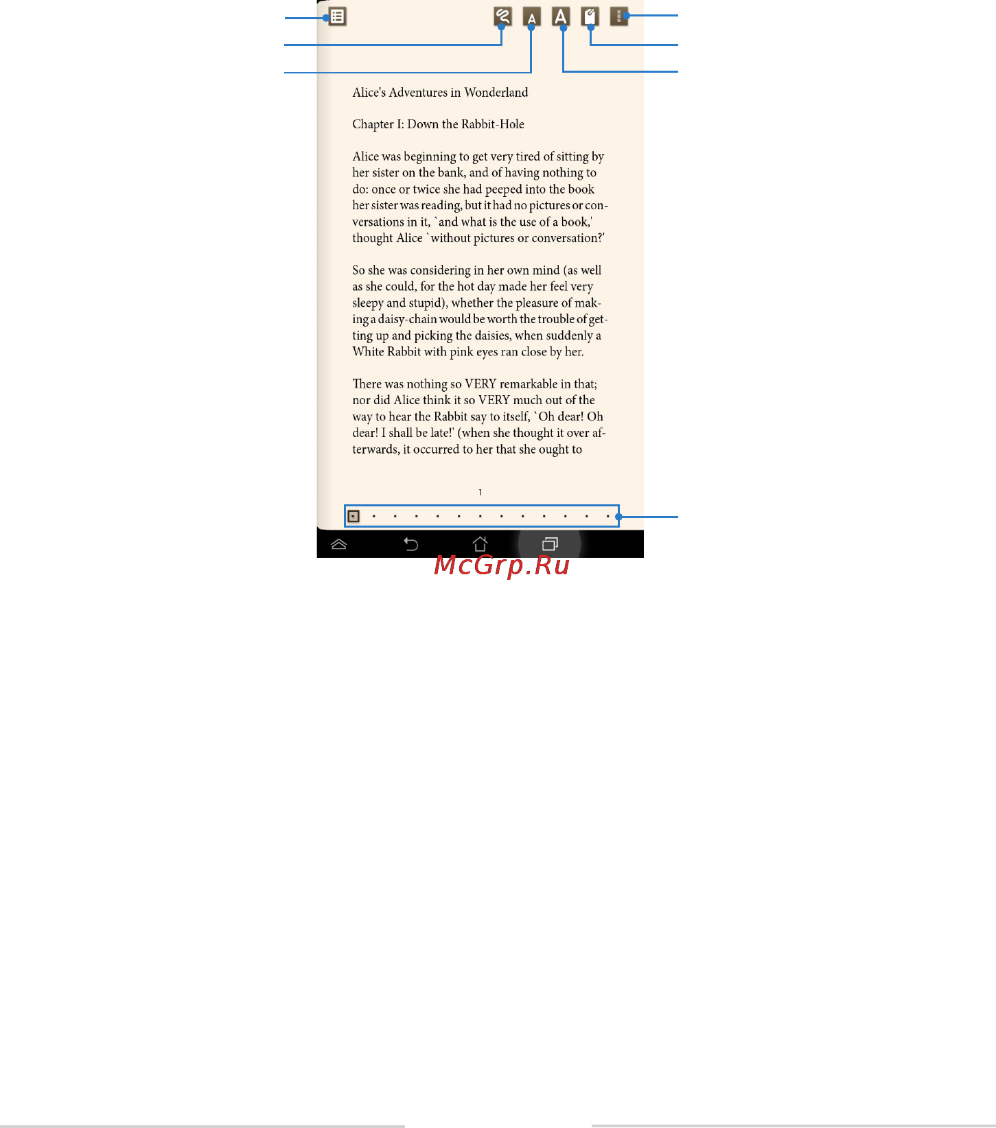 Asus MeMO Pad™ HD 8 (ME180A) [70/96] Чтение электронных книг