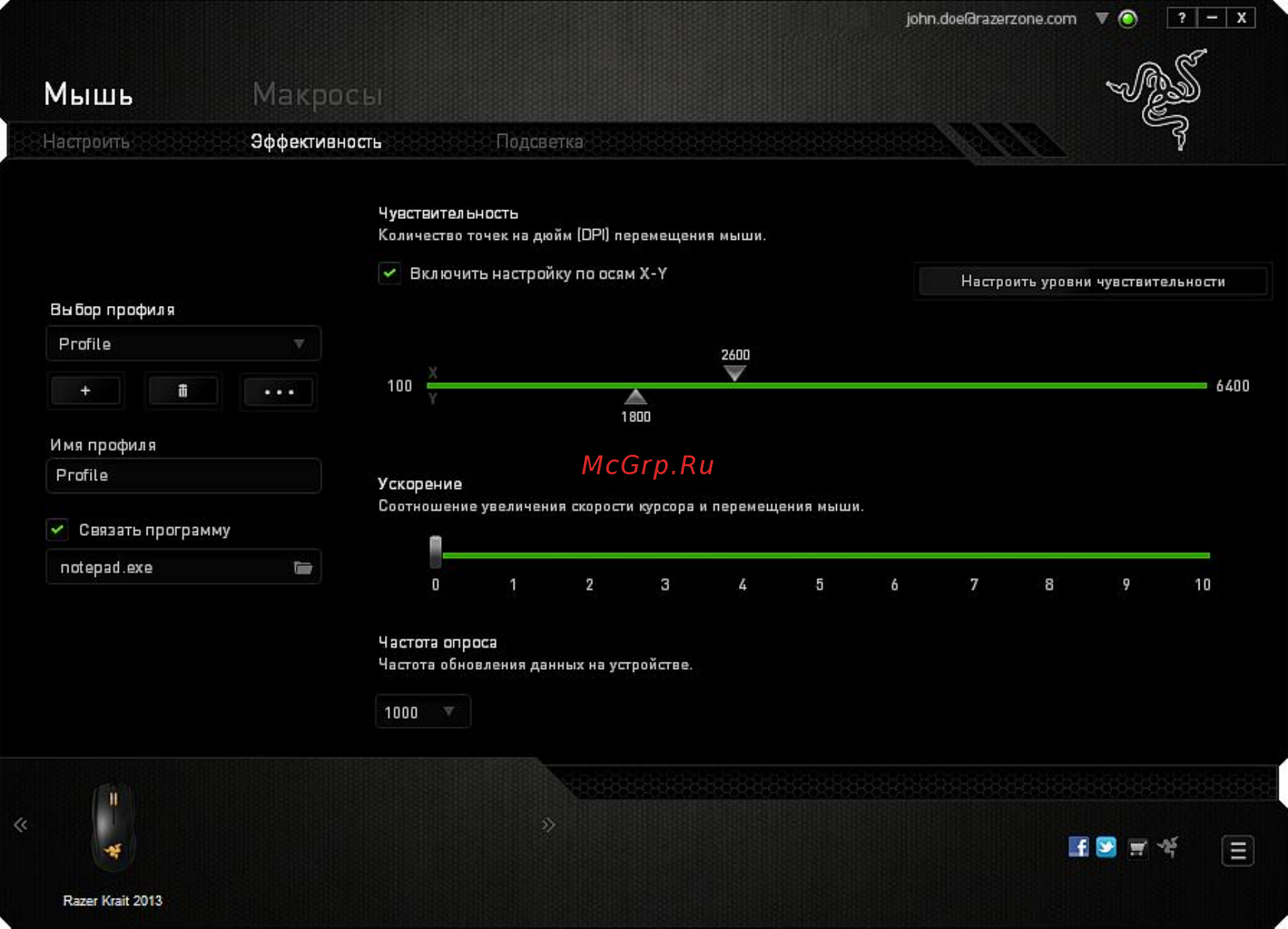Razer Krait 2013 (RZ01-00940100-R3M1) [15/27] Вкладка производительность