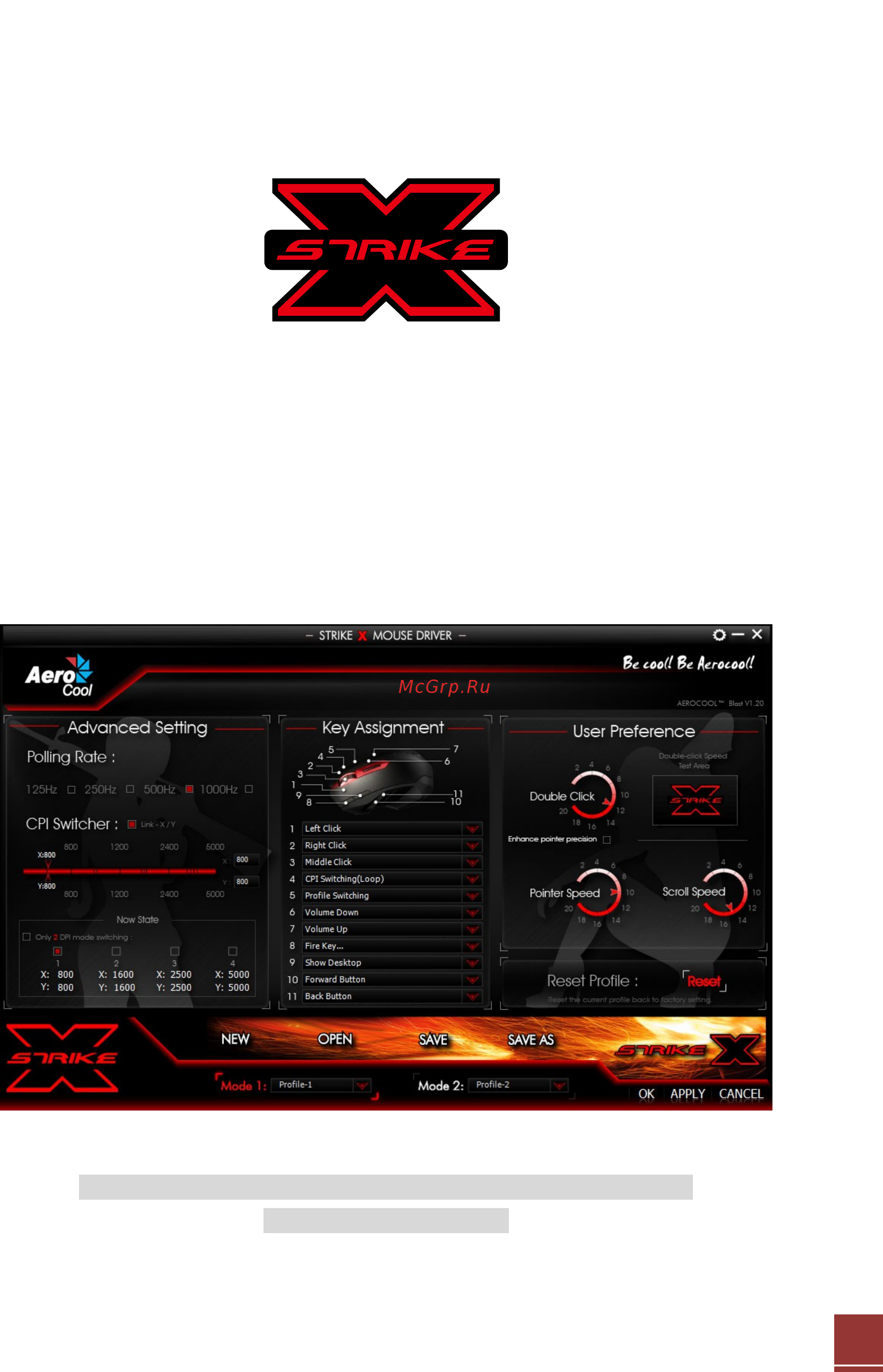 Aerocool Strike-X Blast Инструкция по эксплуатации онлайн