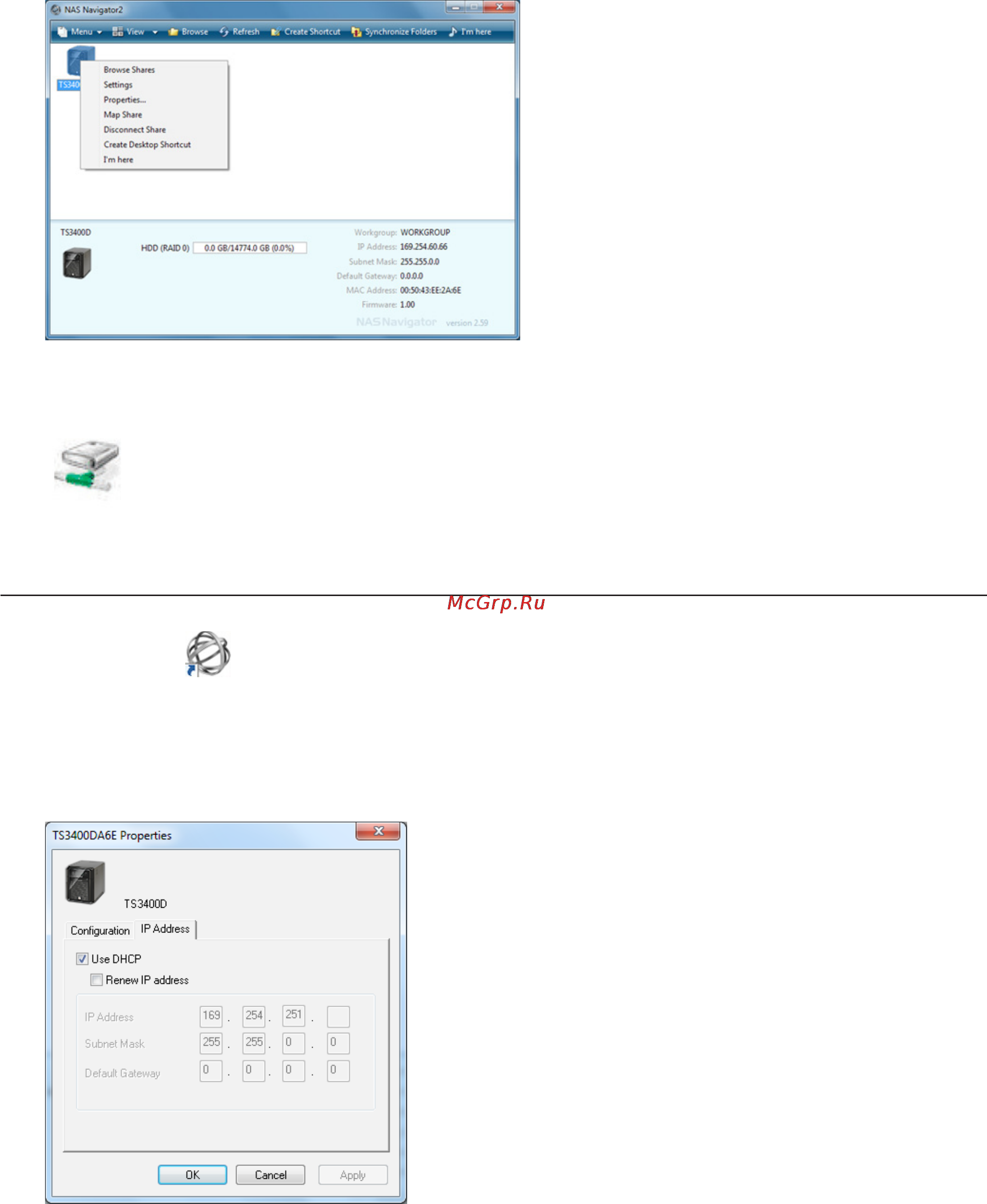 Buffalo TS3400D0804 [166/181] Changing the ip address
