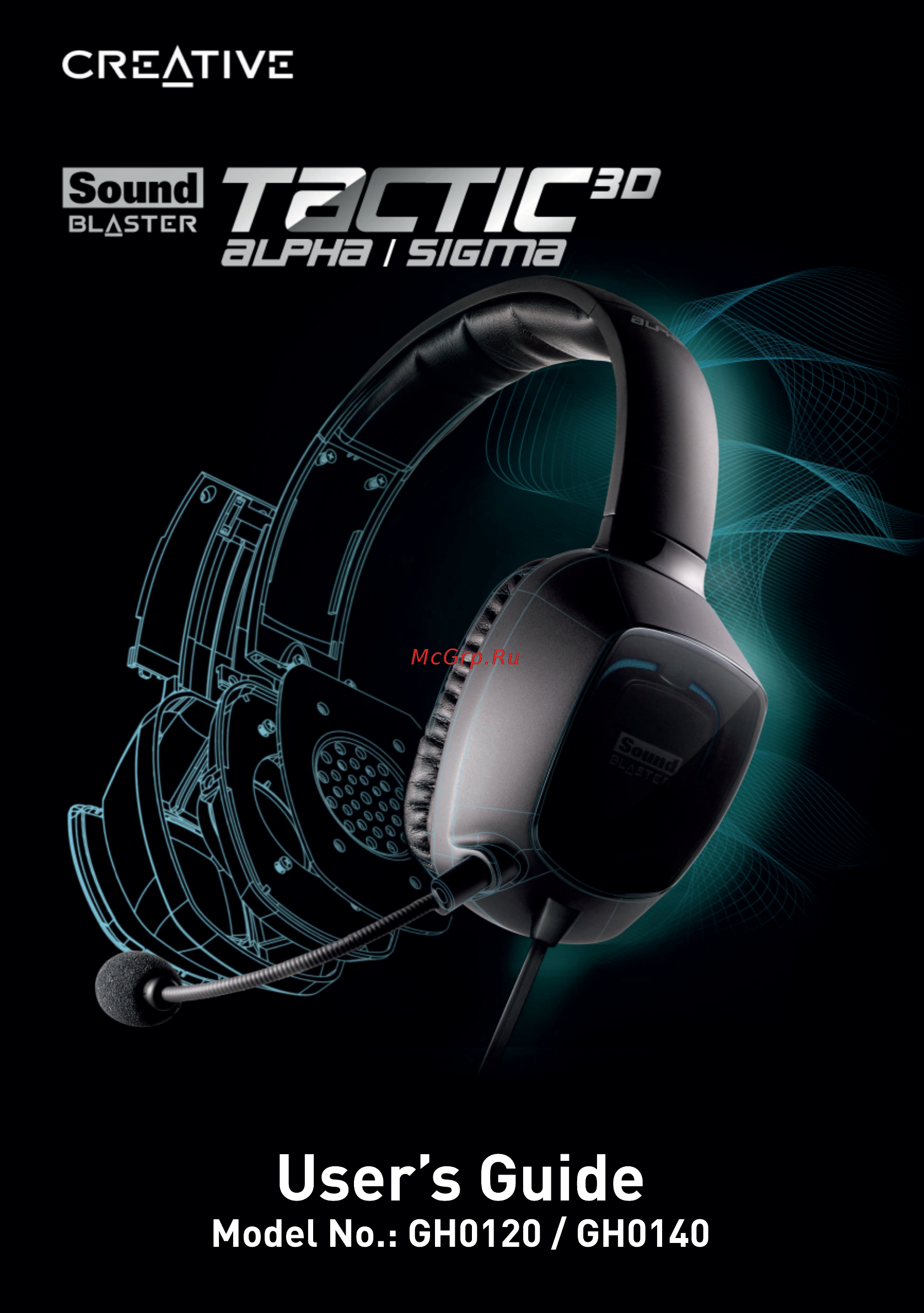 Creative Sound Blaster Tactic 3D Alpha (FGPN70GH012000003) Инструкция по эксплуатации онлайн