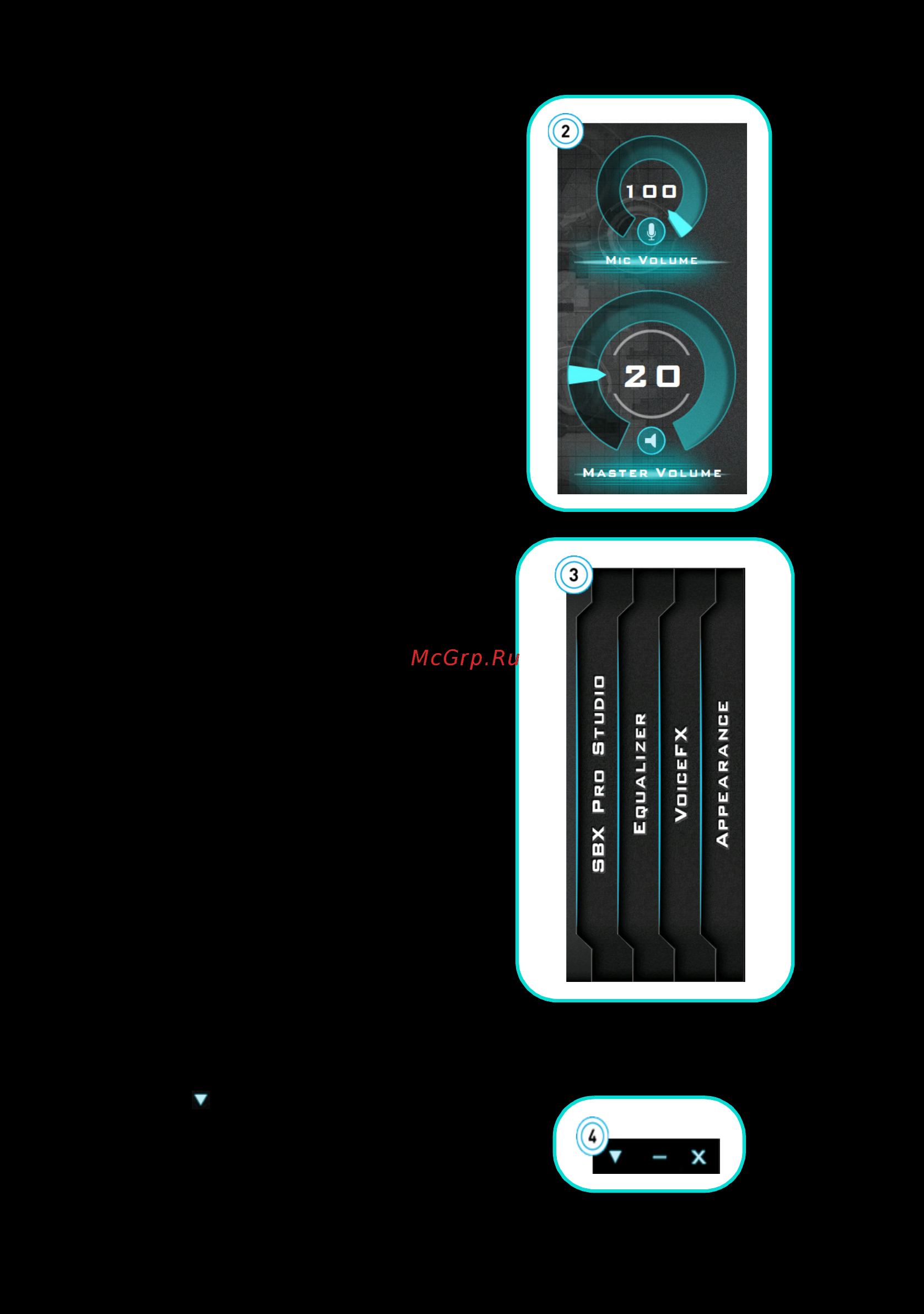Creative Sound Blaster Tactic 3D Sigma (FGPN70GH014000002) Инструкция по эксплуатации онлайн [8/19] 106135
