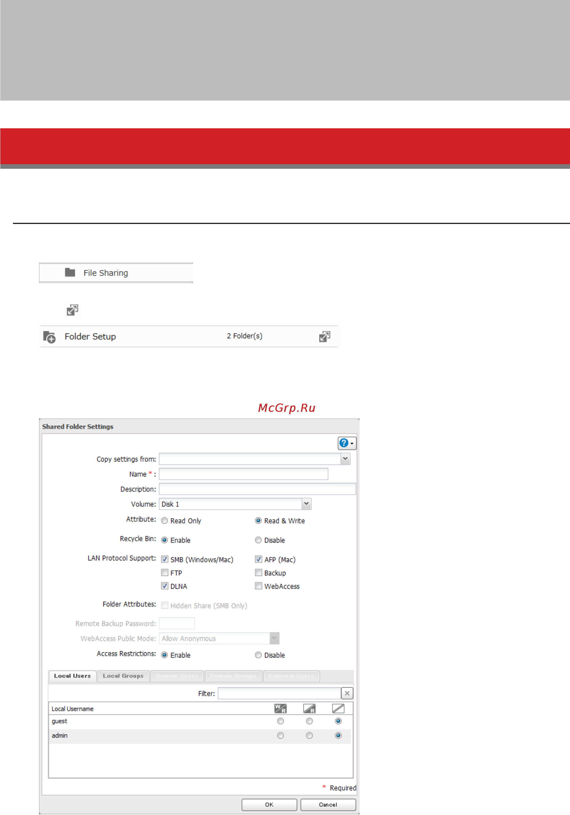 Buffalo LS441D1604-EU [19/105] Adding shared folders
