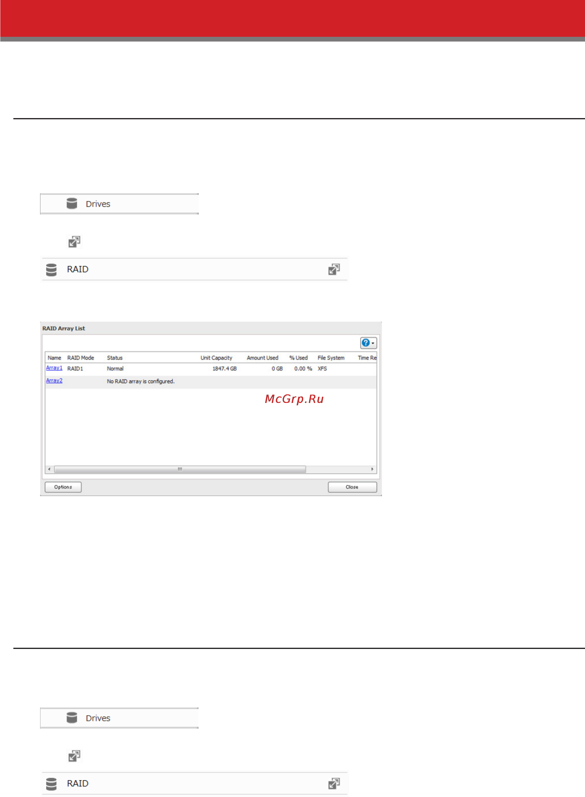 Buffalo LS441D1604-EU [35/105] Working with raid arrays