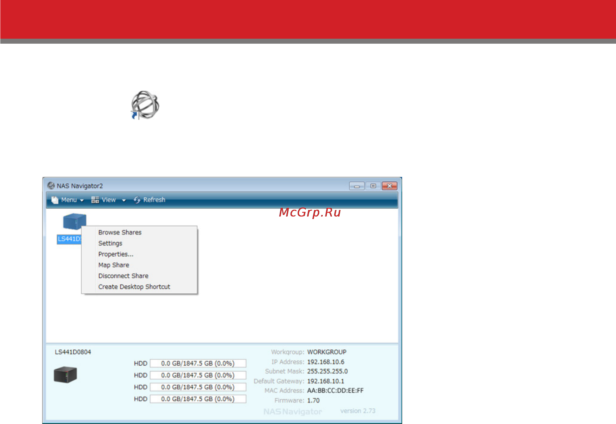 Buffalo LS441D1604-EU [8/105] Changing admin password and adding a shared folder