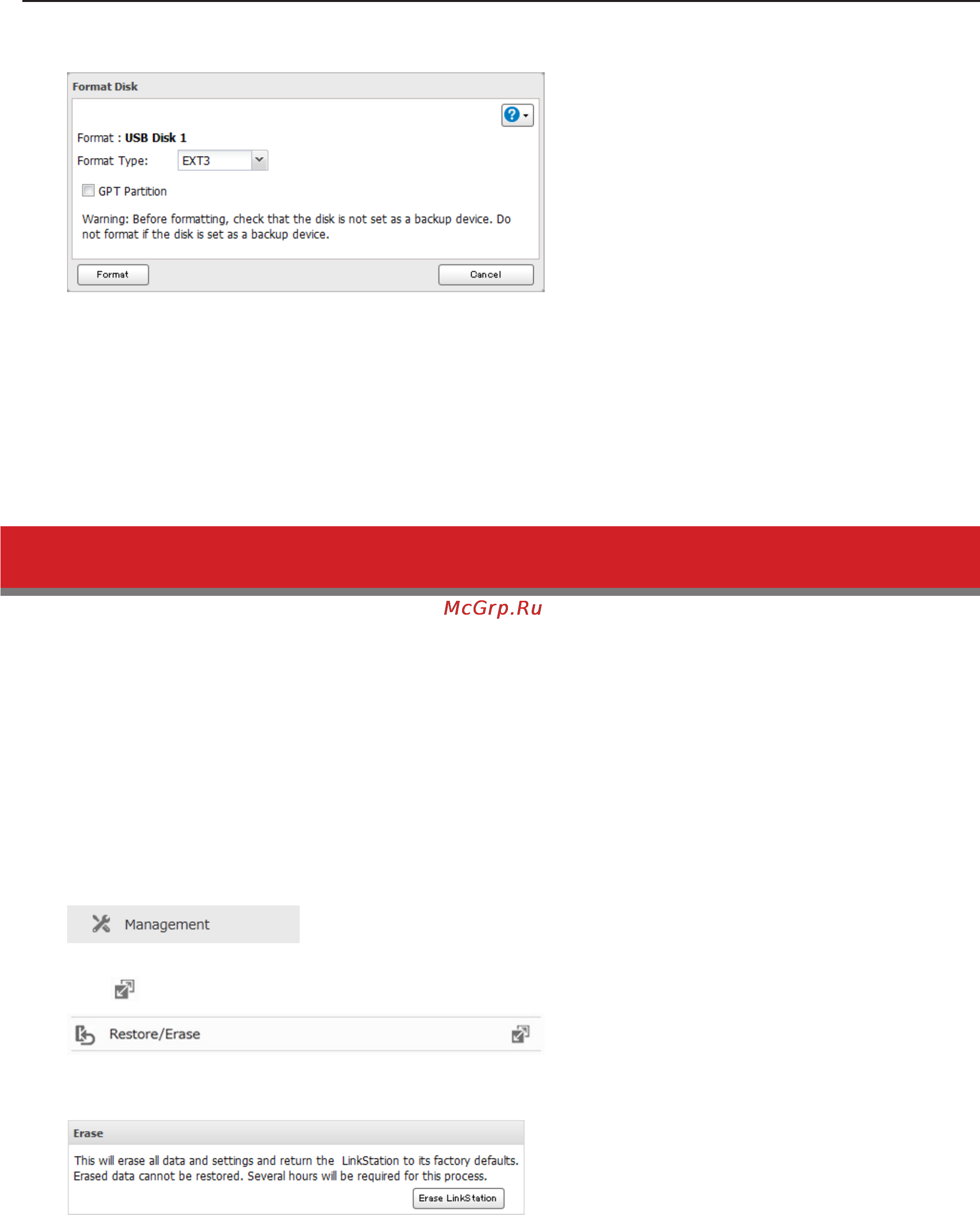 Buffalo LS410D0301-EU [35/84] Formatting external drives