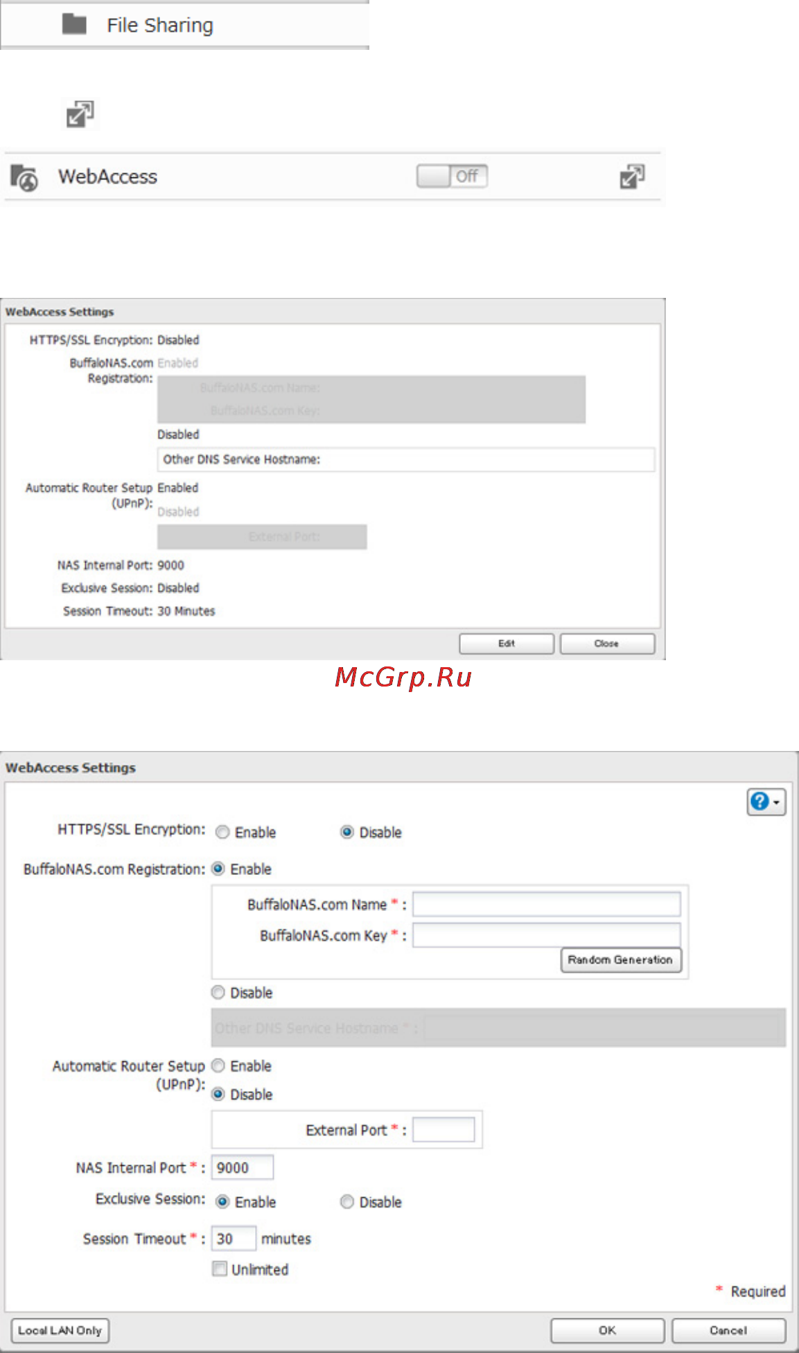 Buffalo LS410D0301-EU [42/84] Configuration from advanced settings