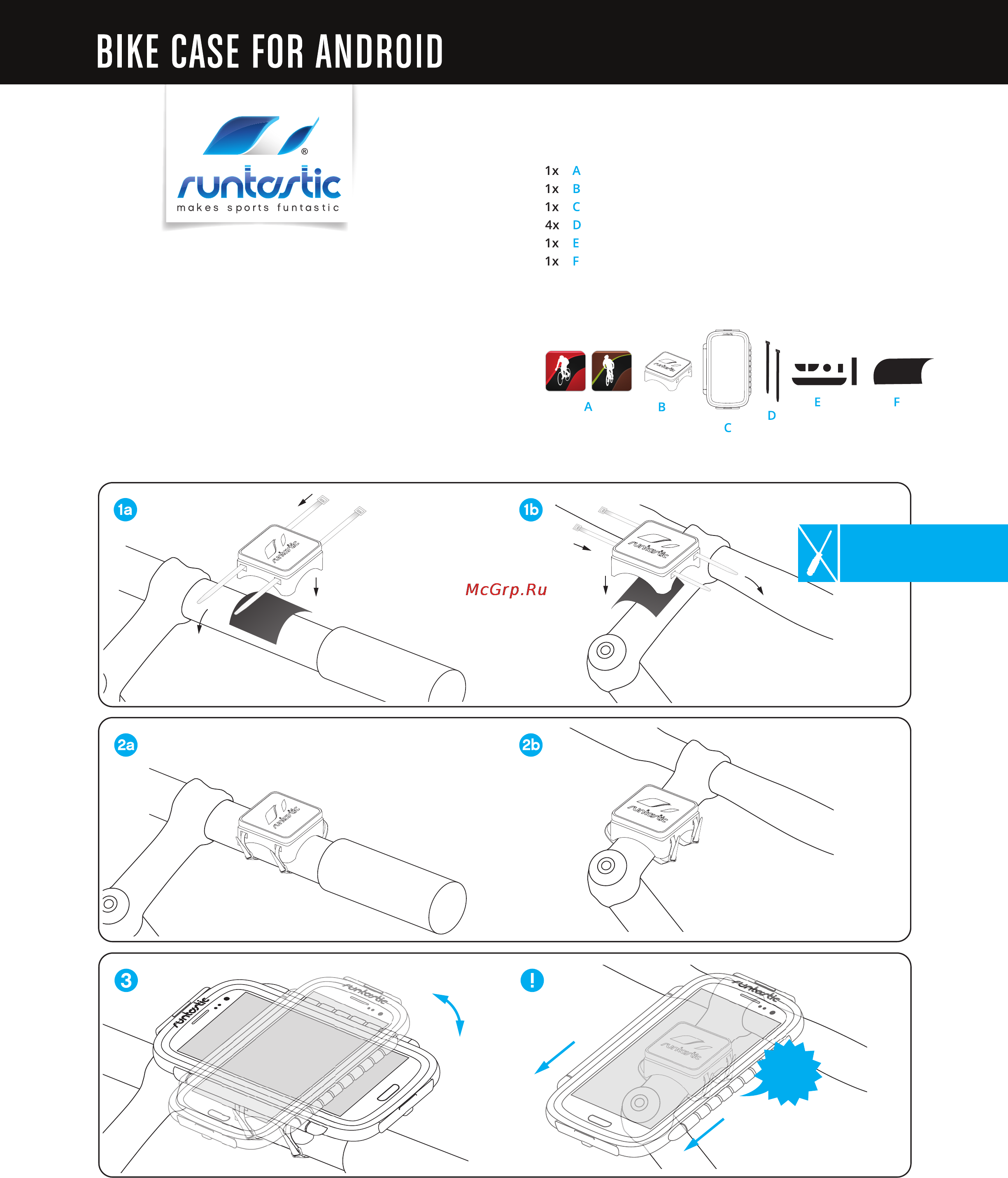 Runtastic RUNCAA1B Инструкция по эксплуатации онлайн