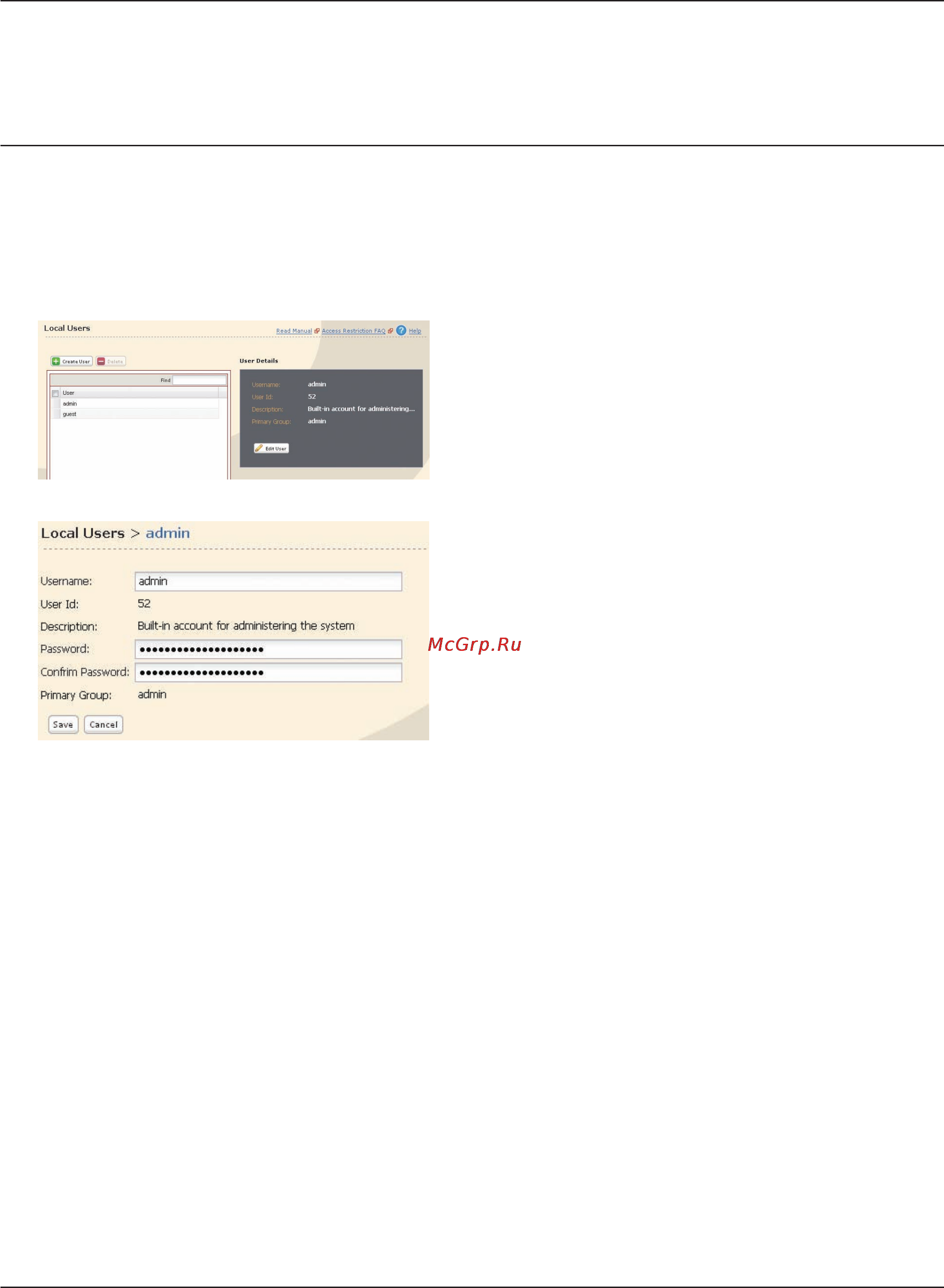 Buffalo LS-WSX2.0TLR1WHE [43/92] Changing the administrator user name and the password