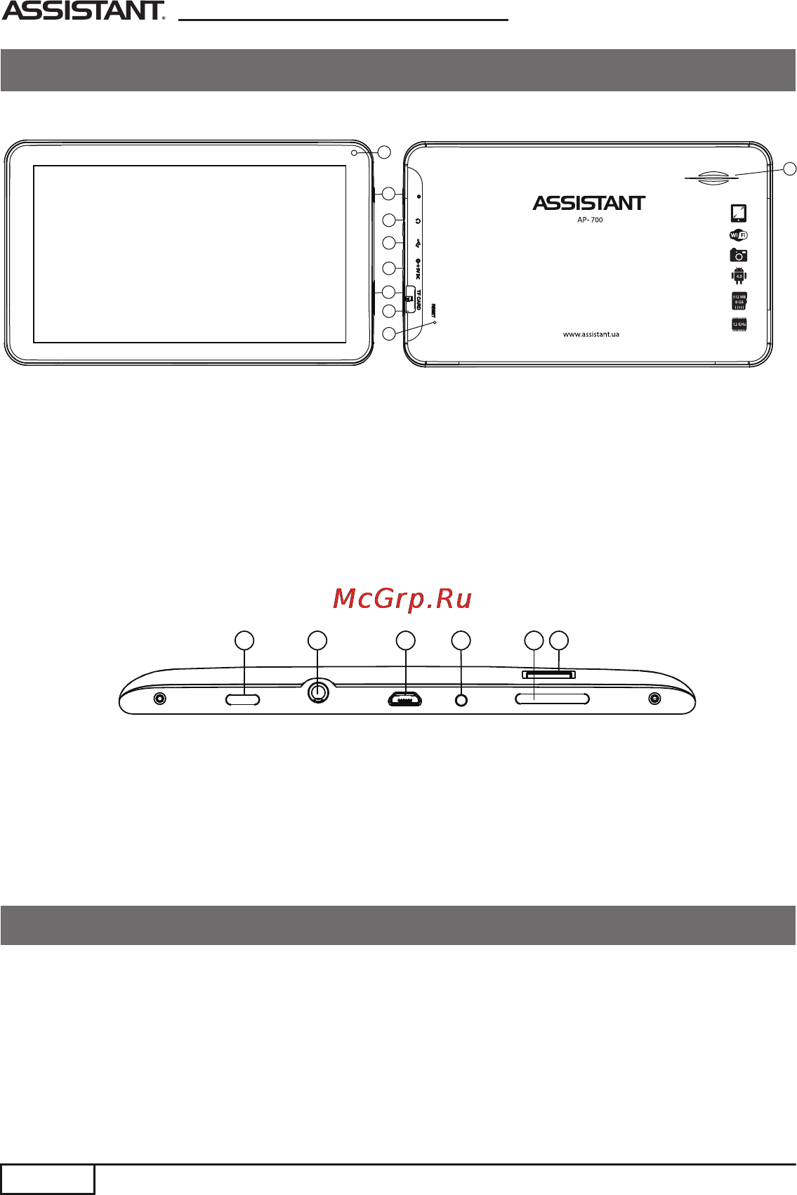 Assistant AP-700 [16/36] Комплектация