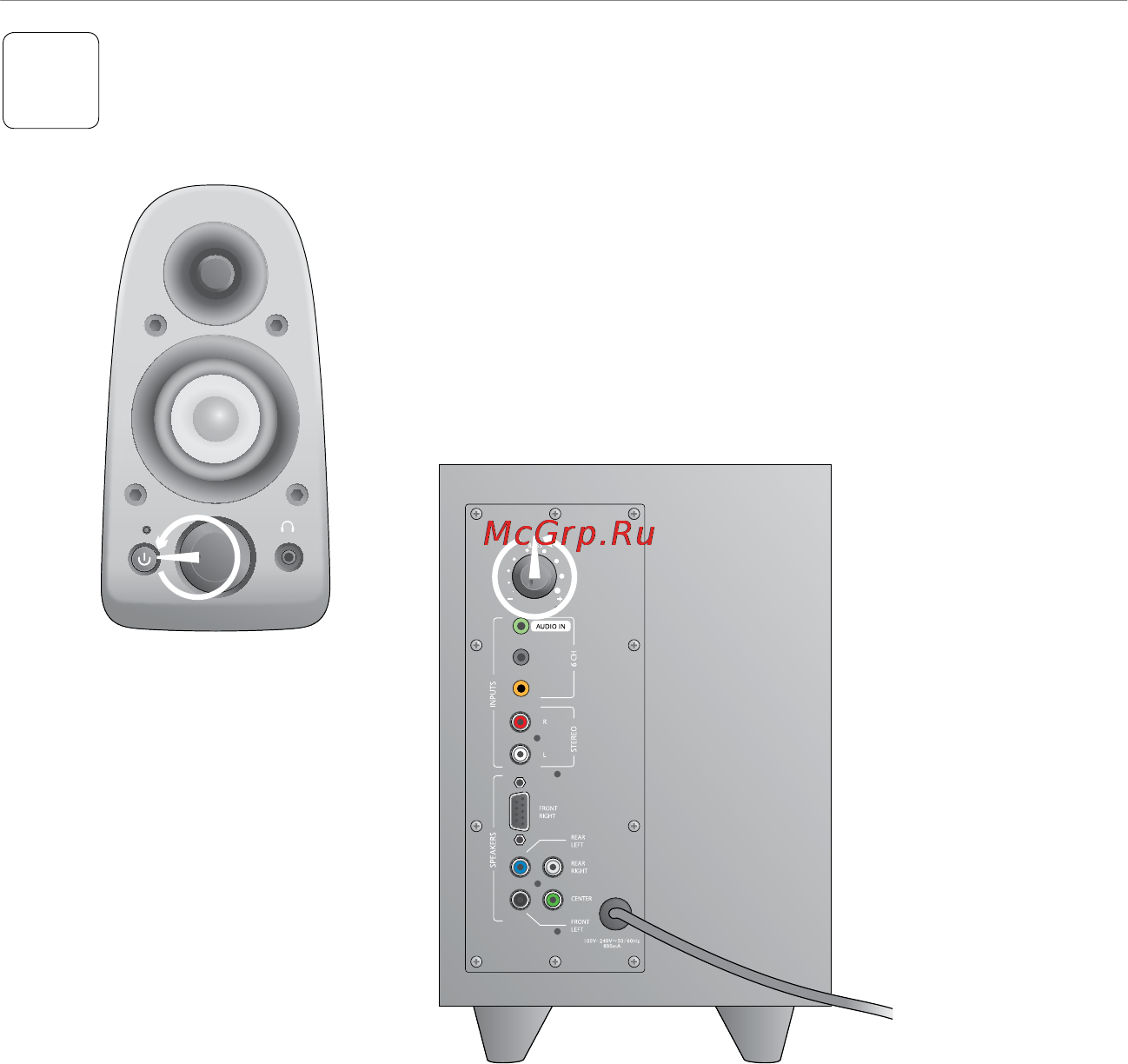 Logitech Z506 (980-000431) Инструкция по эксплуатации онлайн [7/10] 40818
