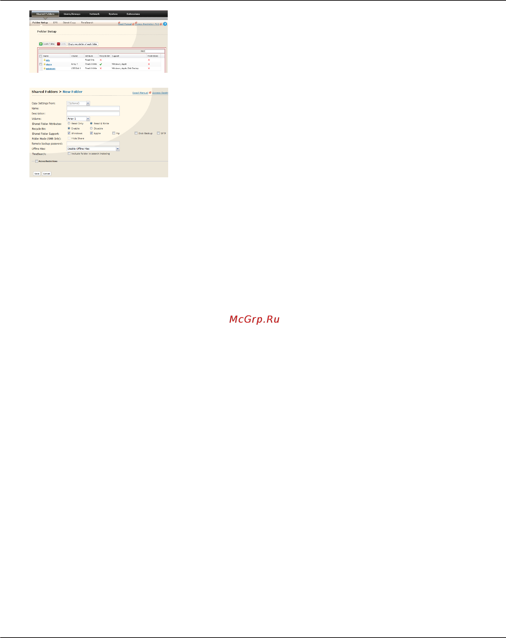 Buffalo TS-WVH4.0TL/R1EU [17/75] Adding a shared folder