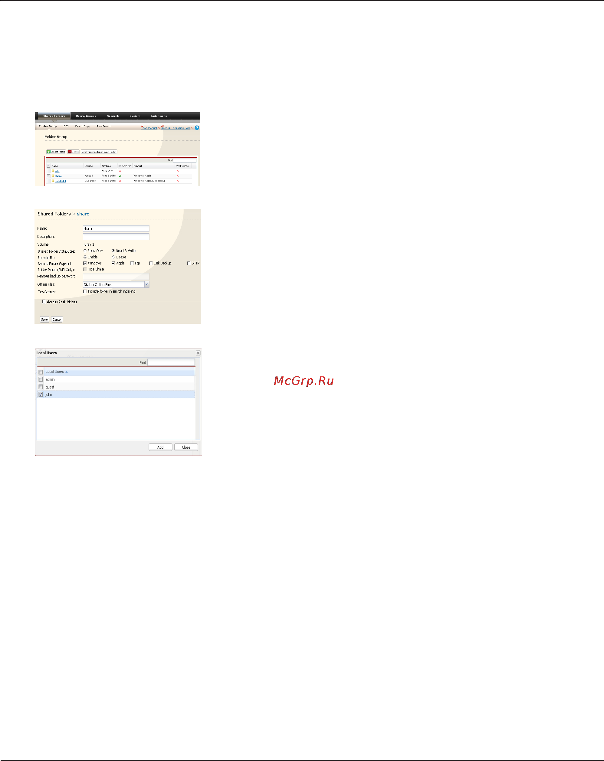Buffalo TS-RVH4.0TL/R6EU [24/75] Access restrictions